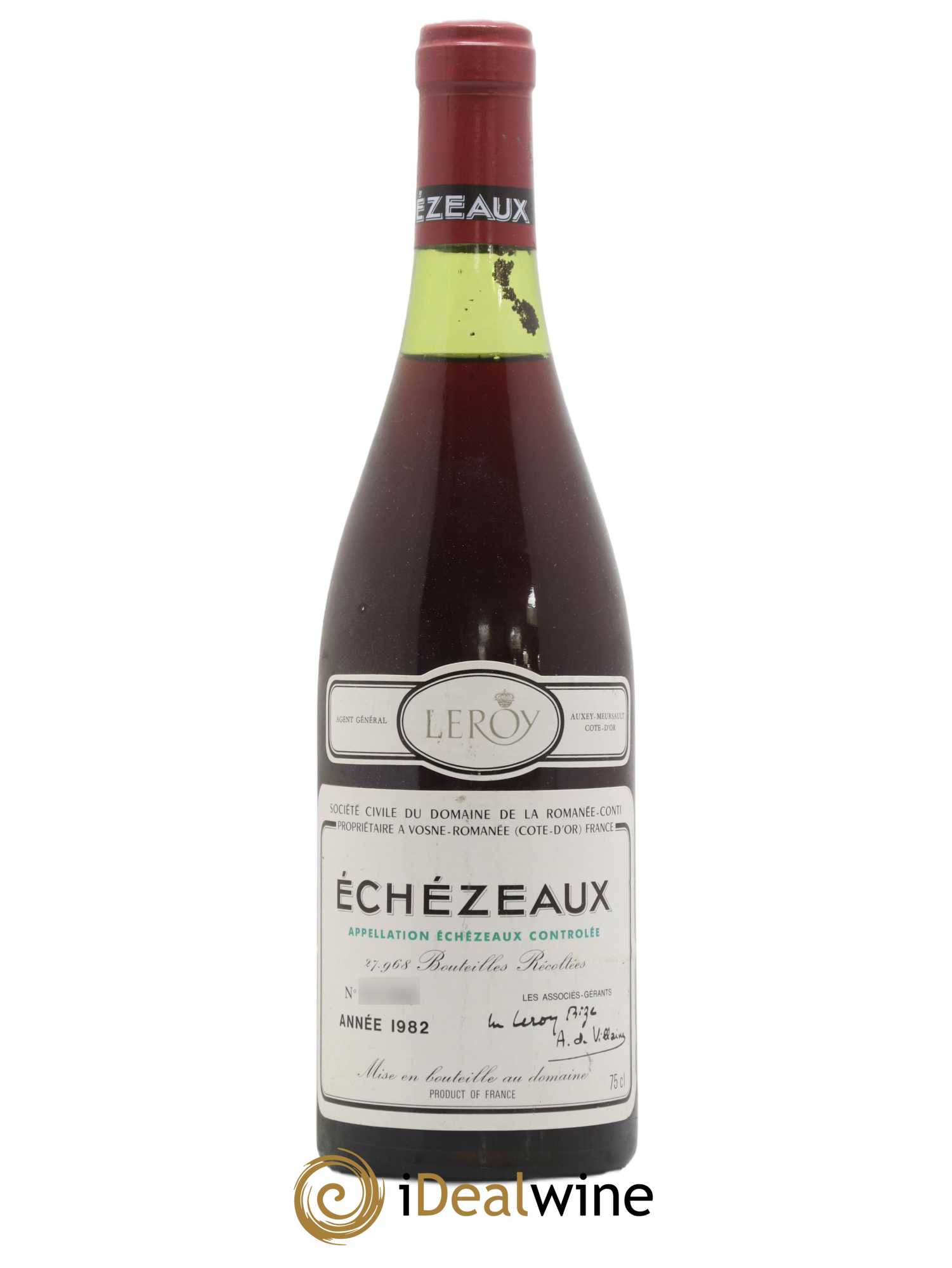 Echezeaux Grand Cru Domaine de la Romanée-Conti 1982 - Lot de 1 bouteille - 0