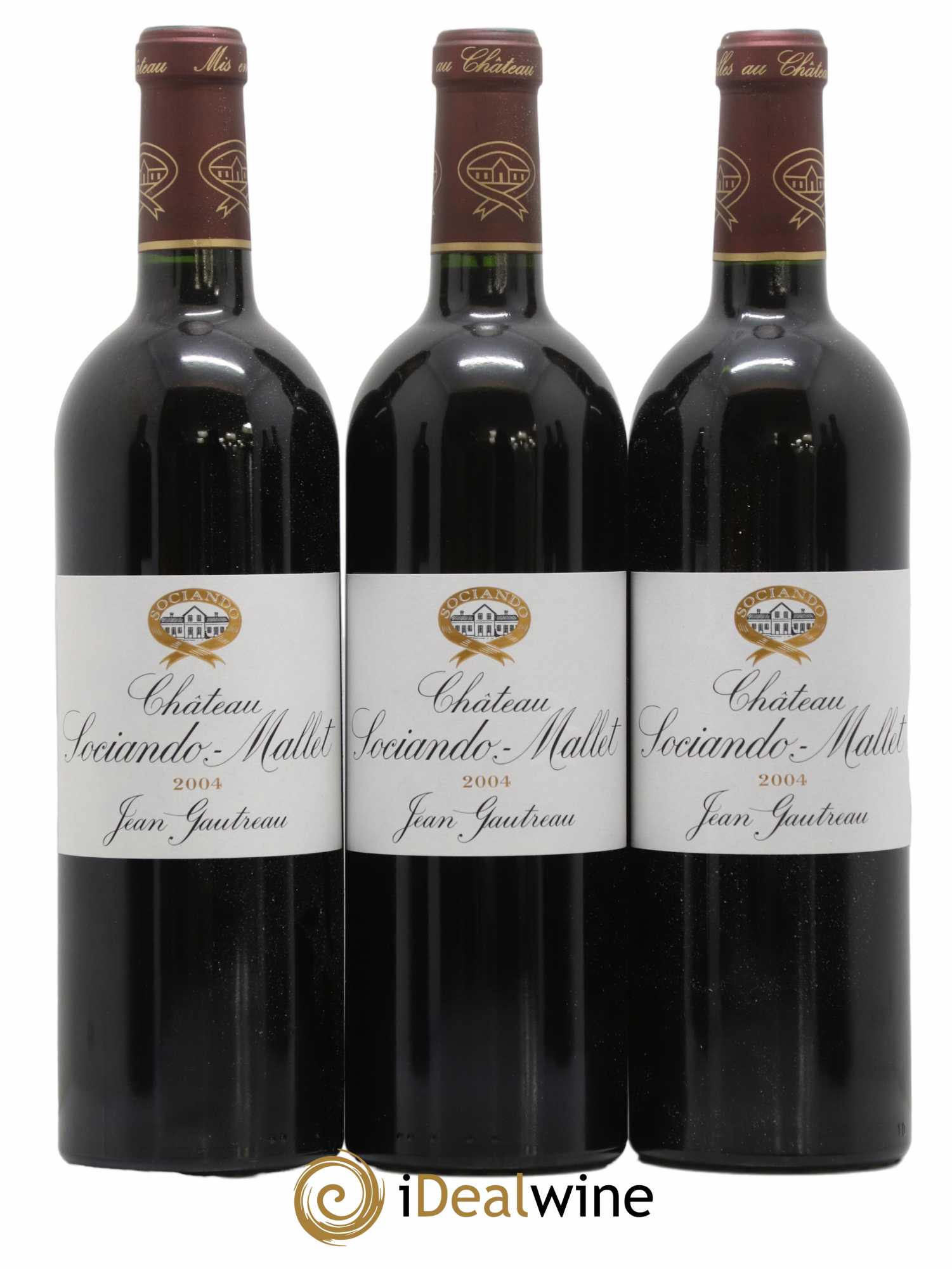 Château Sociando Mallet 2004 - Lot de 6 bouteilles - 1