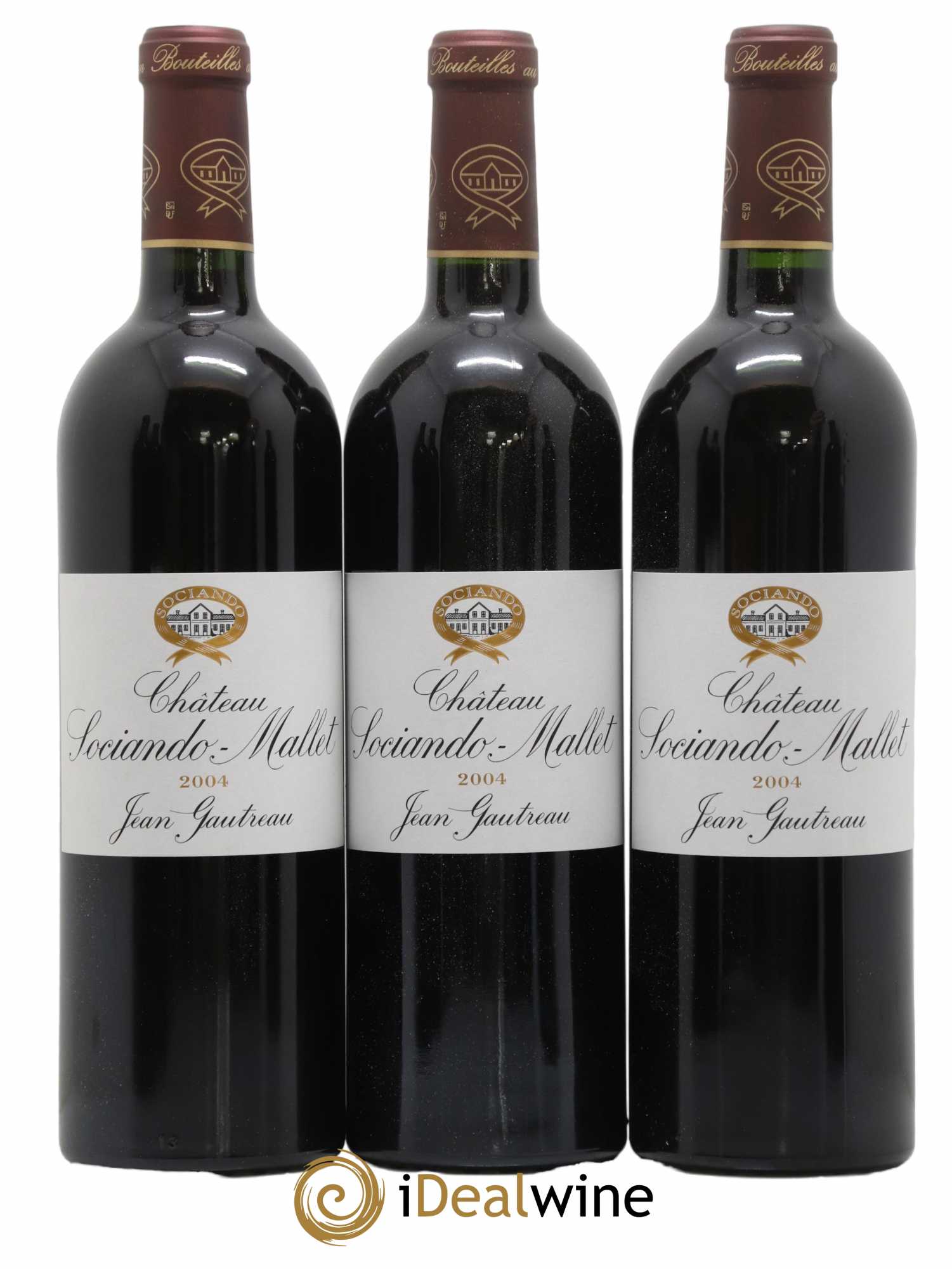 Château Sociando Mallet 2004 - Lot de 6 bouteilles - 2