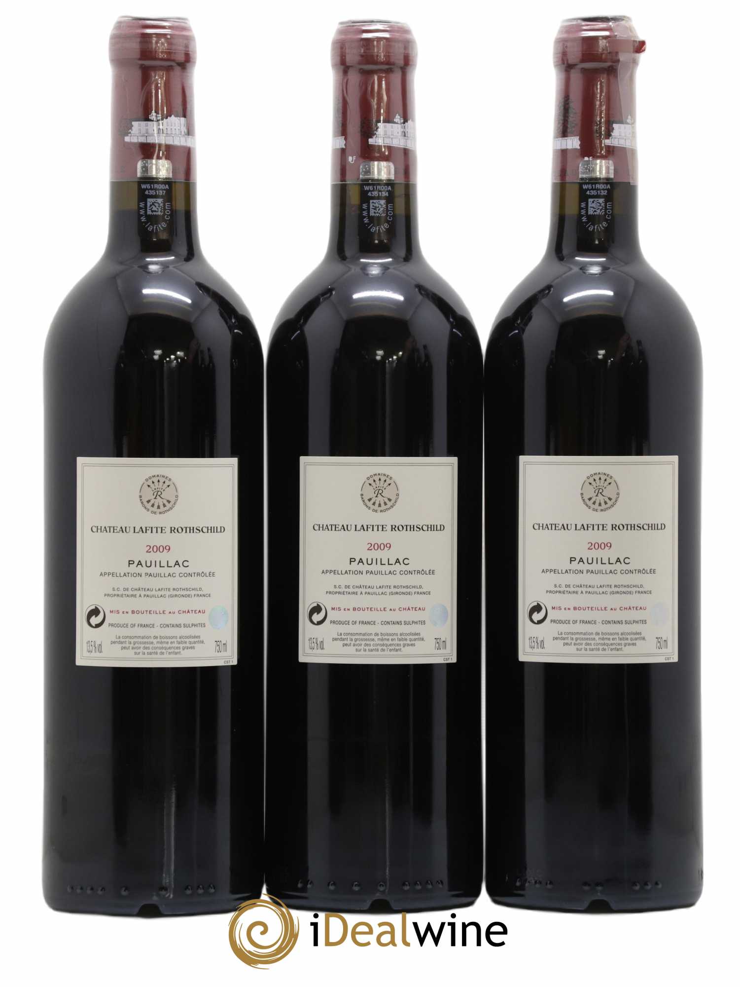 Château Lafite Rothschild 1er Grand Cru Classé 2009 - Lot de 6 bouteilles - 2
