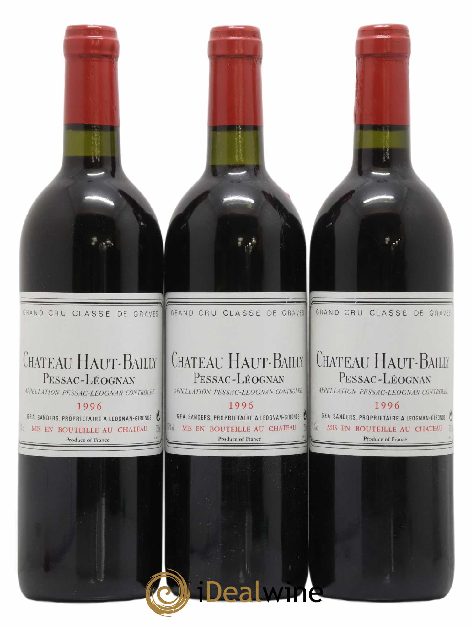 Château Haut-Bailly Cru Classé de Graves 1996 - Lot de 12 bouteilles - 2