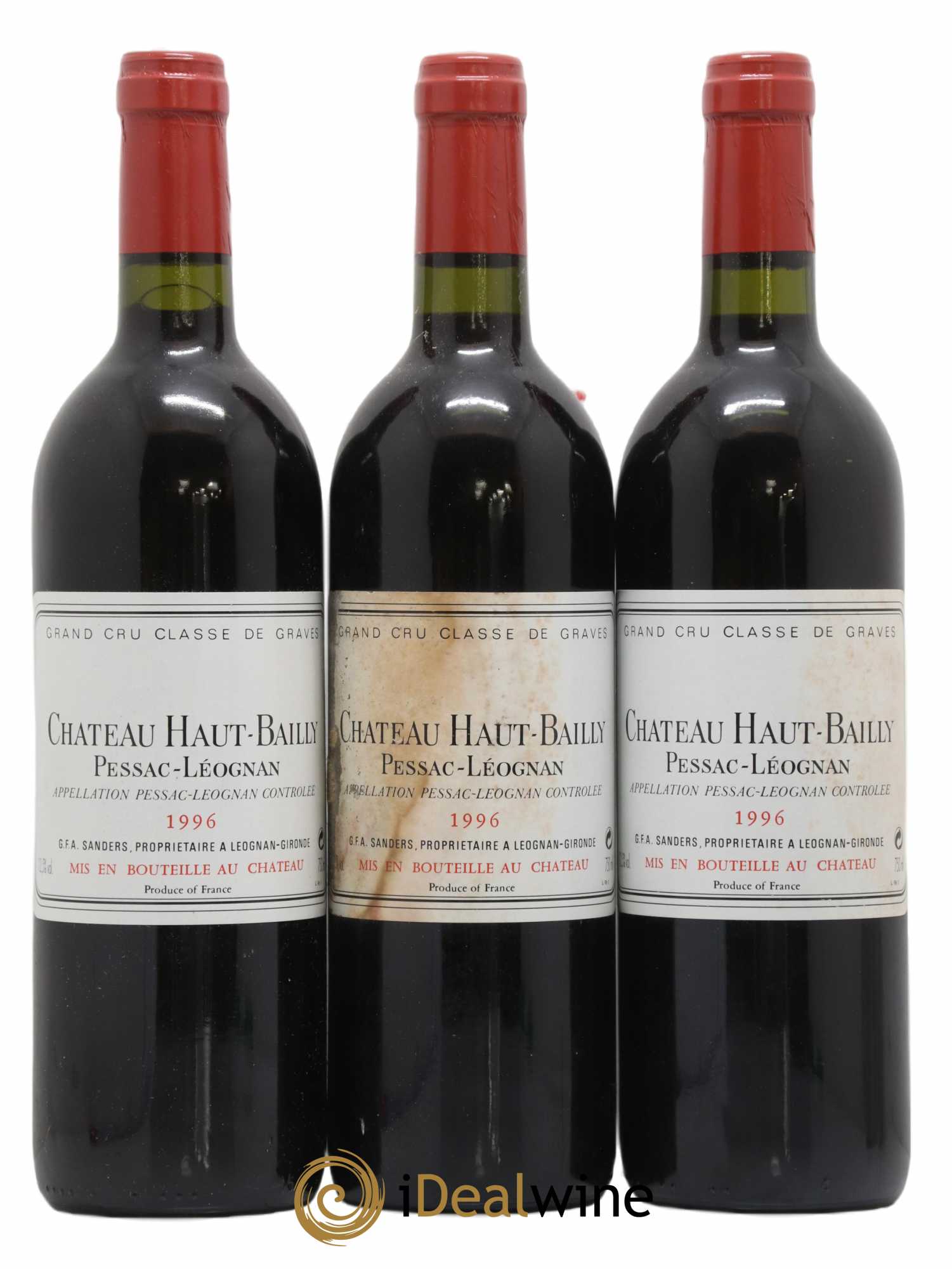 Château Haut-Bailly Cru Classé de Graves 1996 - Lot de 12 bouteilles - 3