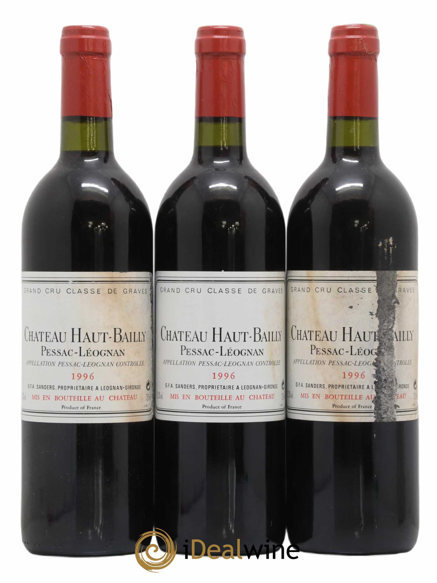 Château Haut-Bailly Cru Classé de Graves 1996 - Lot de 12 bouteilles - 4