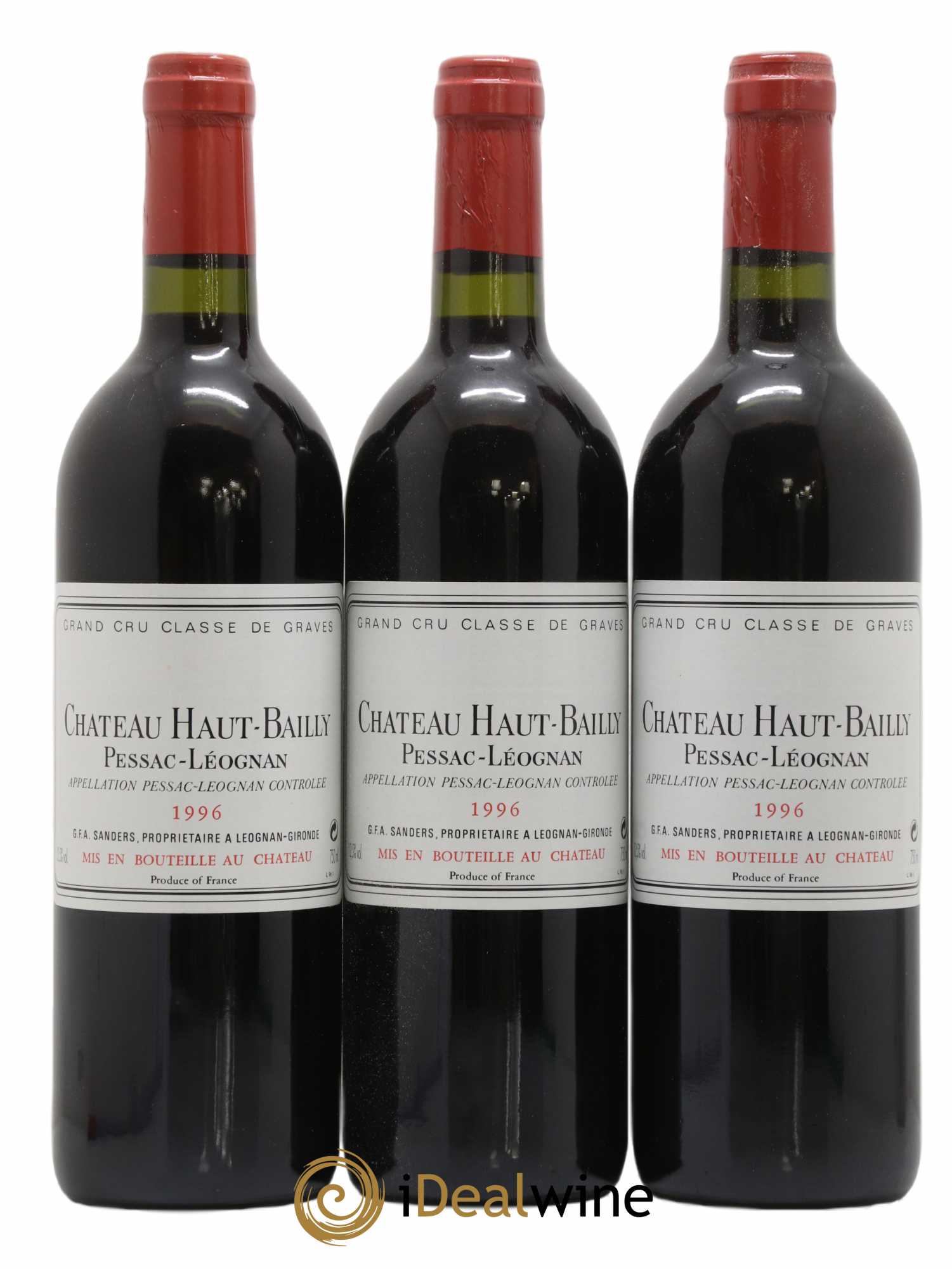 Château Haut-Bailly Cru Classé de Graves 1996 - Lot de 12 bouteilles - 2