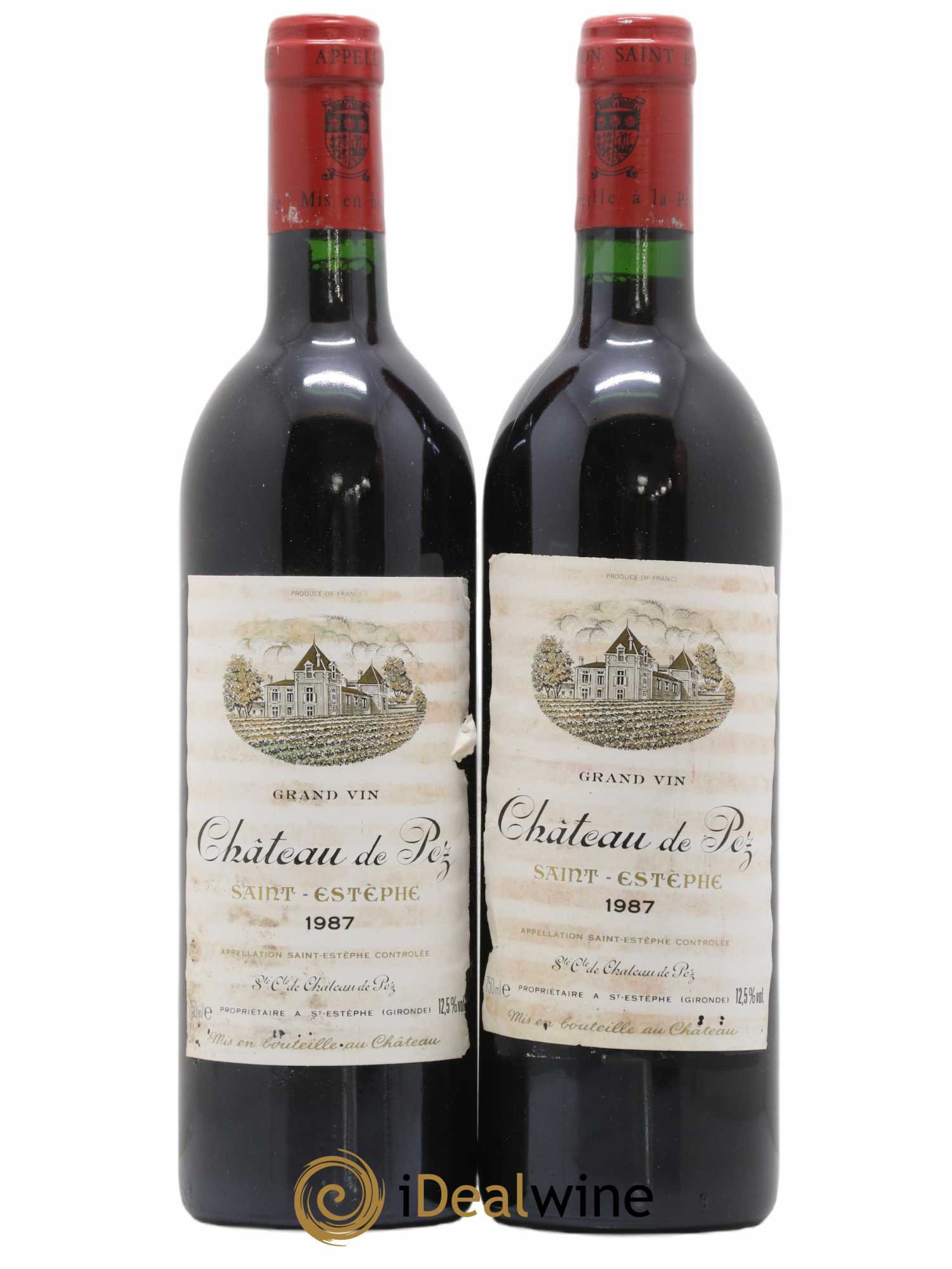 Château de Pez 1987 - Lot de 2 bouteilles - 0