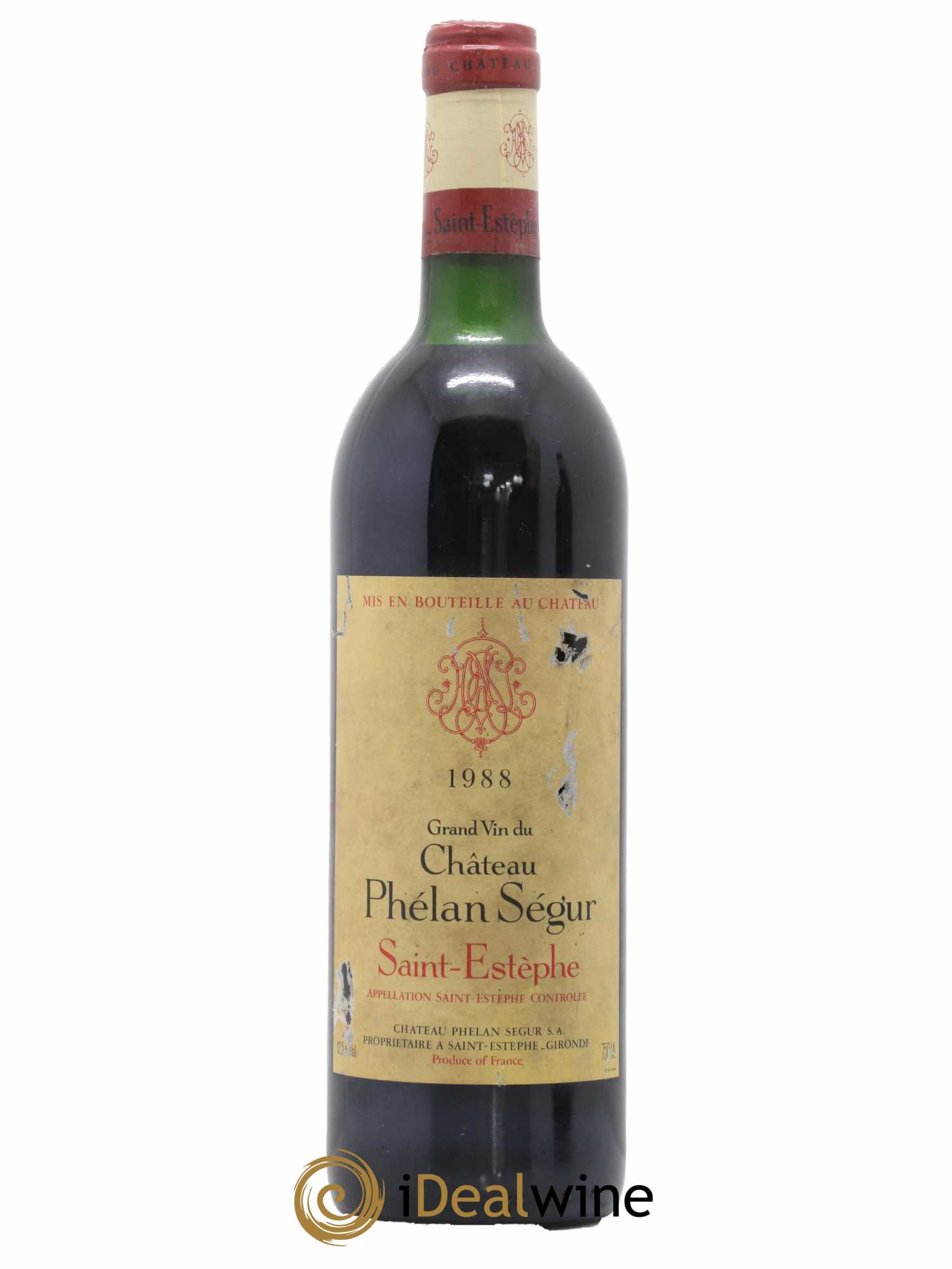 Château Phélan Ségur 1988 - Lot de 1 bouteille - 0