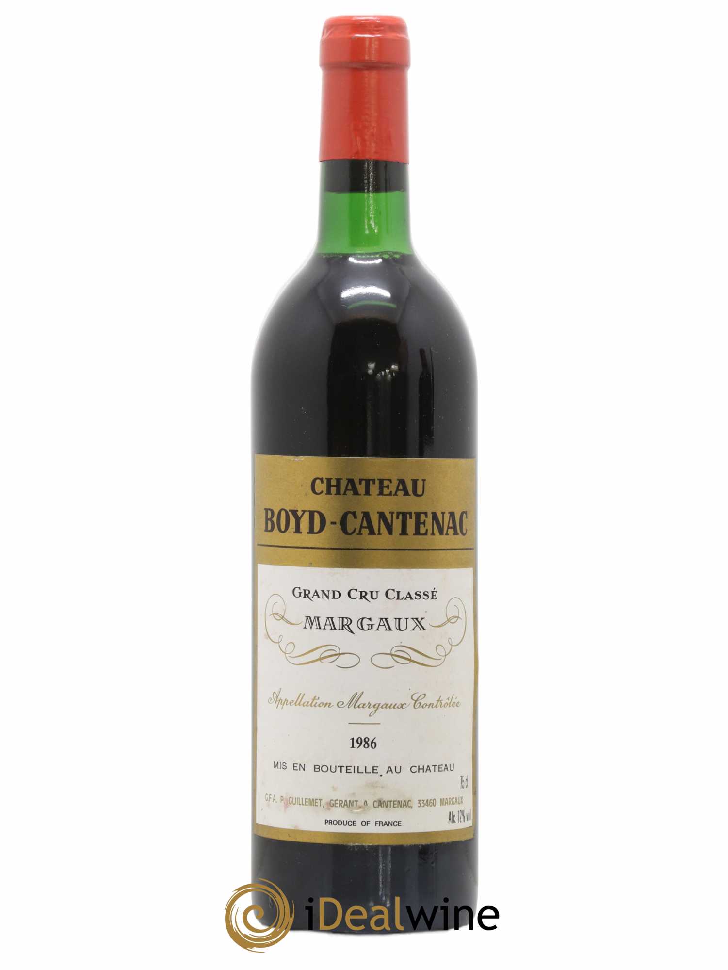Château Boyd Cantenac 3ème Grand Cru Classé 1986 - Lot de 1 bouteille - 0