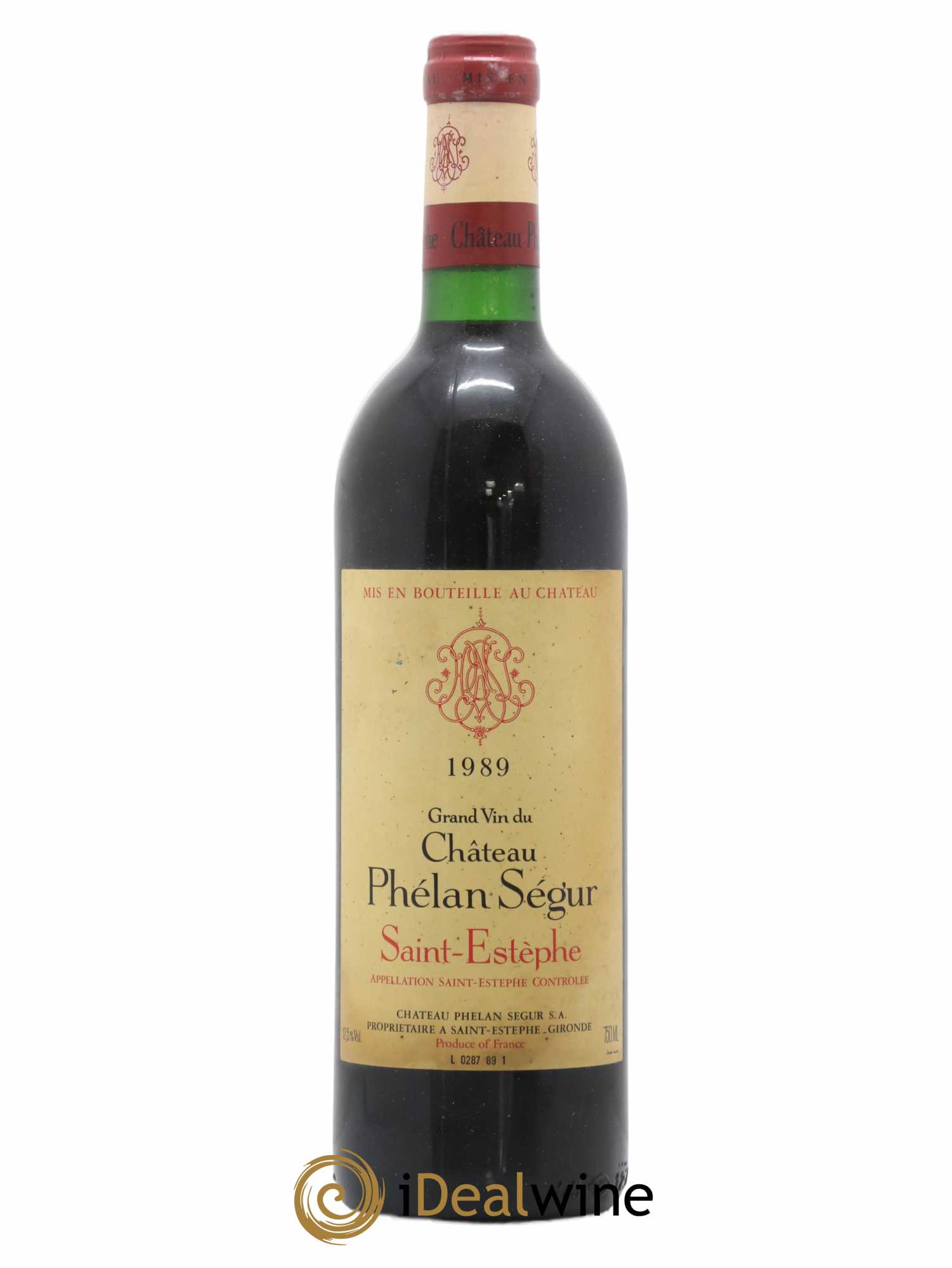 Château Phélan Ségur 1989 - Lot de 1 bouteille - 0