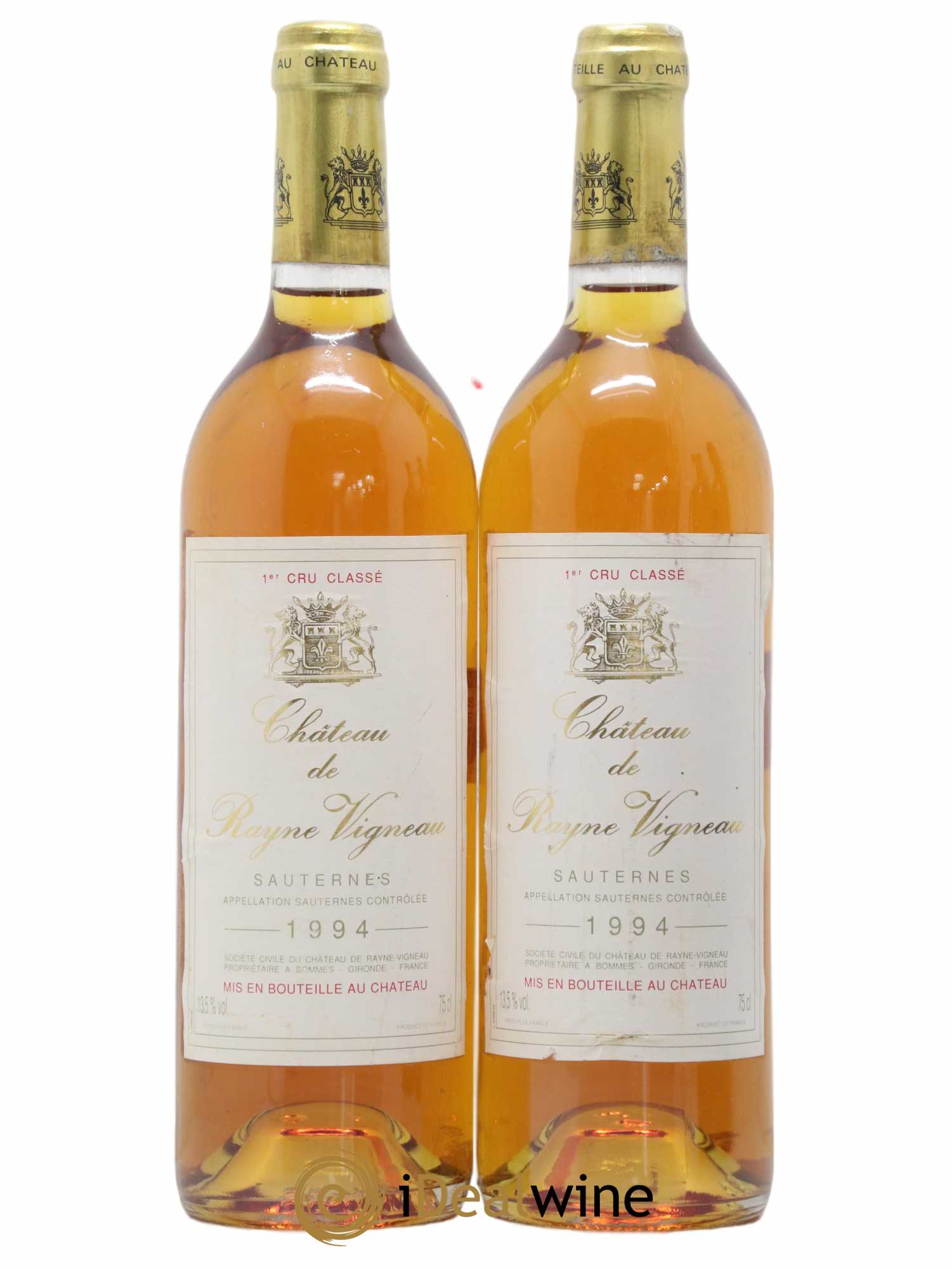 Château de Rayne Vigneau 1er Grand Cru Classé 1994 - Lotto di 2 bottiglie - 0