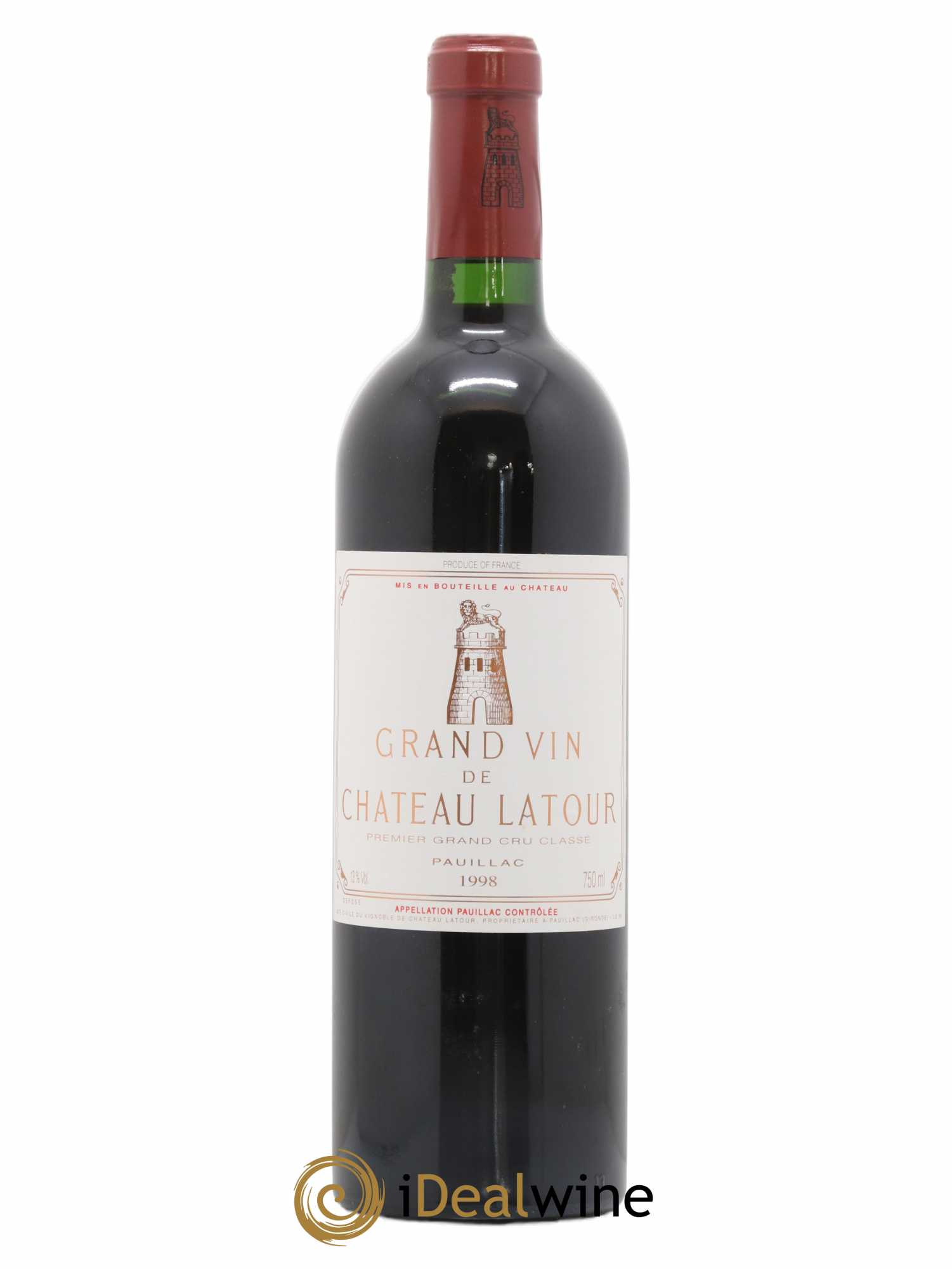 Château Latour 1er Grand Cru Classé 1998 - Lot de 1 bouteille - 0