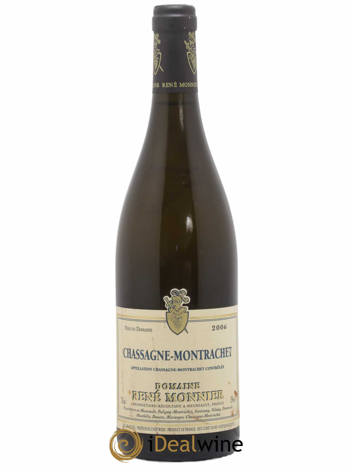 Chassagne-Montrachet Domaine René Monnier 2006 - Lot de 1 bouteille - 0