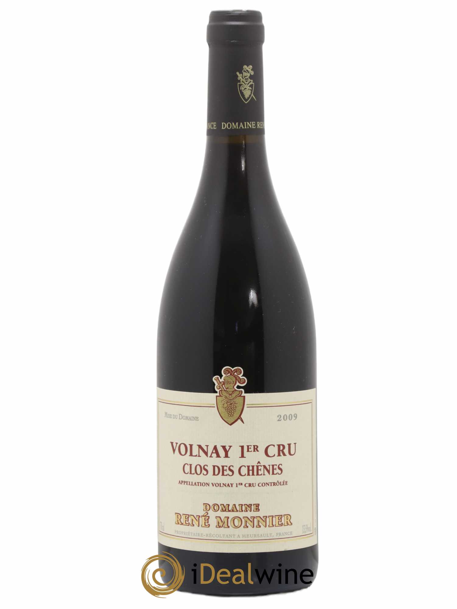 Volnay 1er Cru Clos Des Chênes Domaine René Monnier 2009 - Lot de 1 bouteille - 0