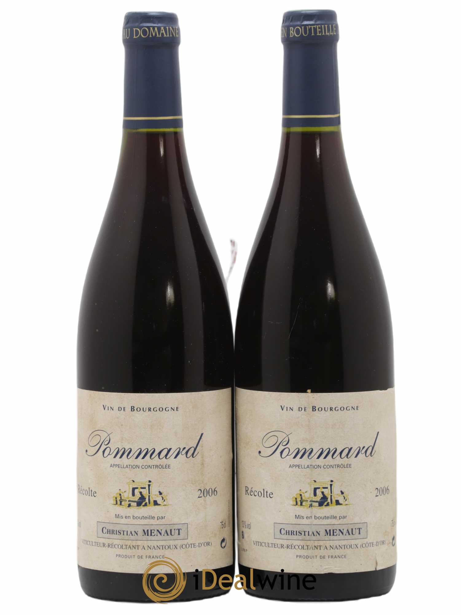 Pommard 1er Cru Christian Menaut 2006 - Lot de 2 bouteilles - 0