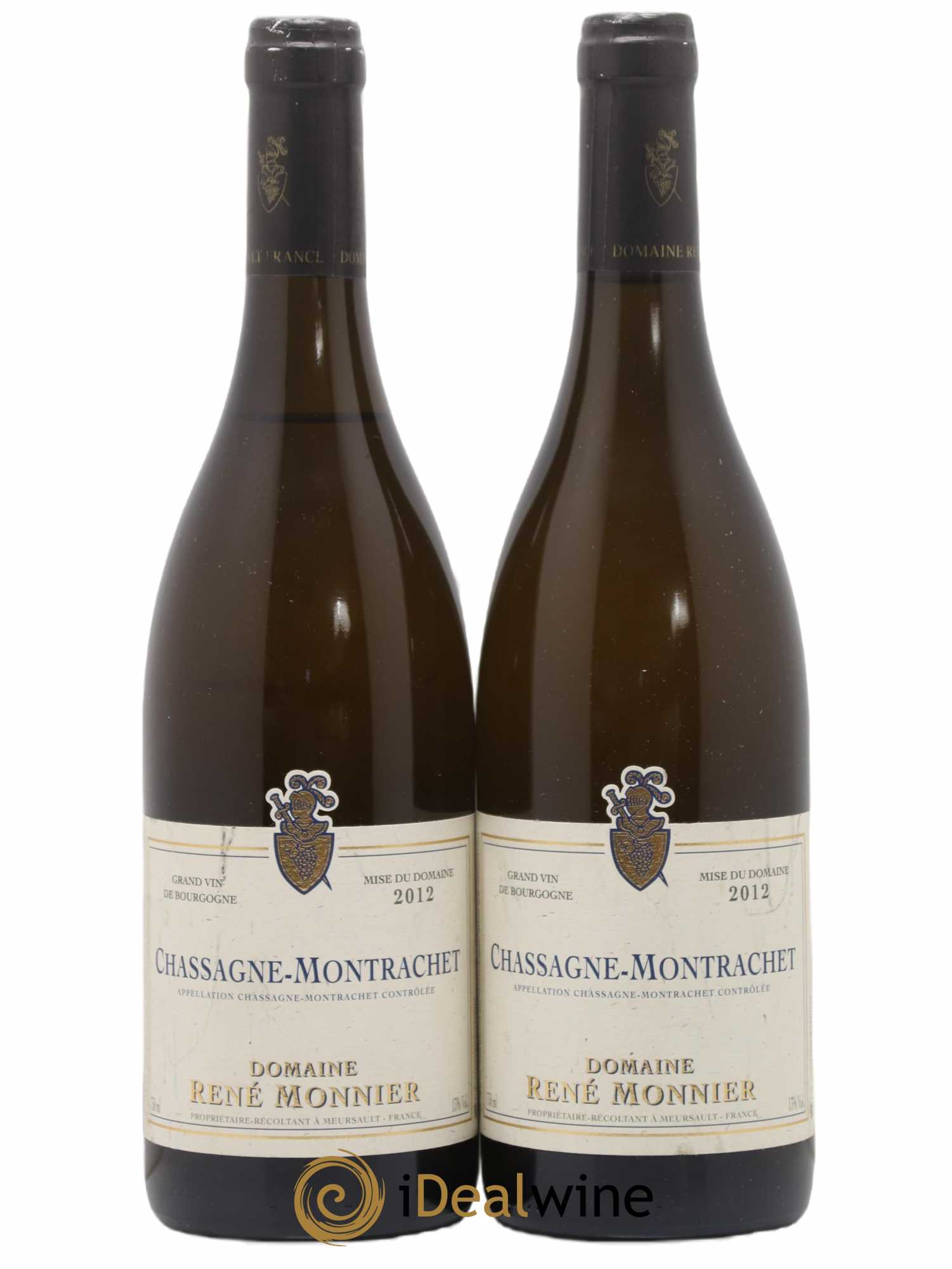 Chassagne-Montrachet Domaine René Monnier 2012 - Lot de 2 bouteilles - 0