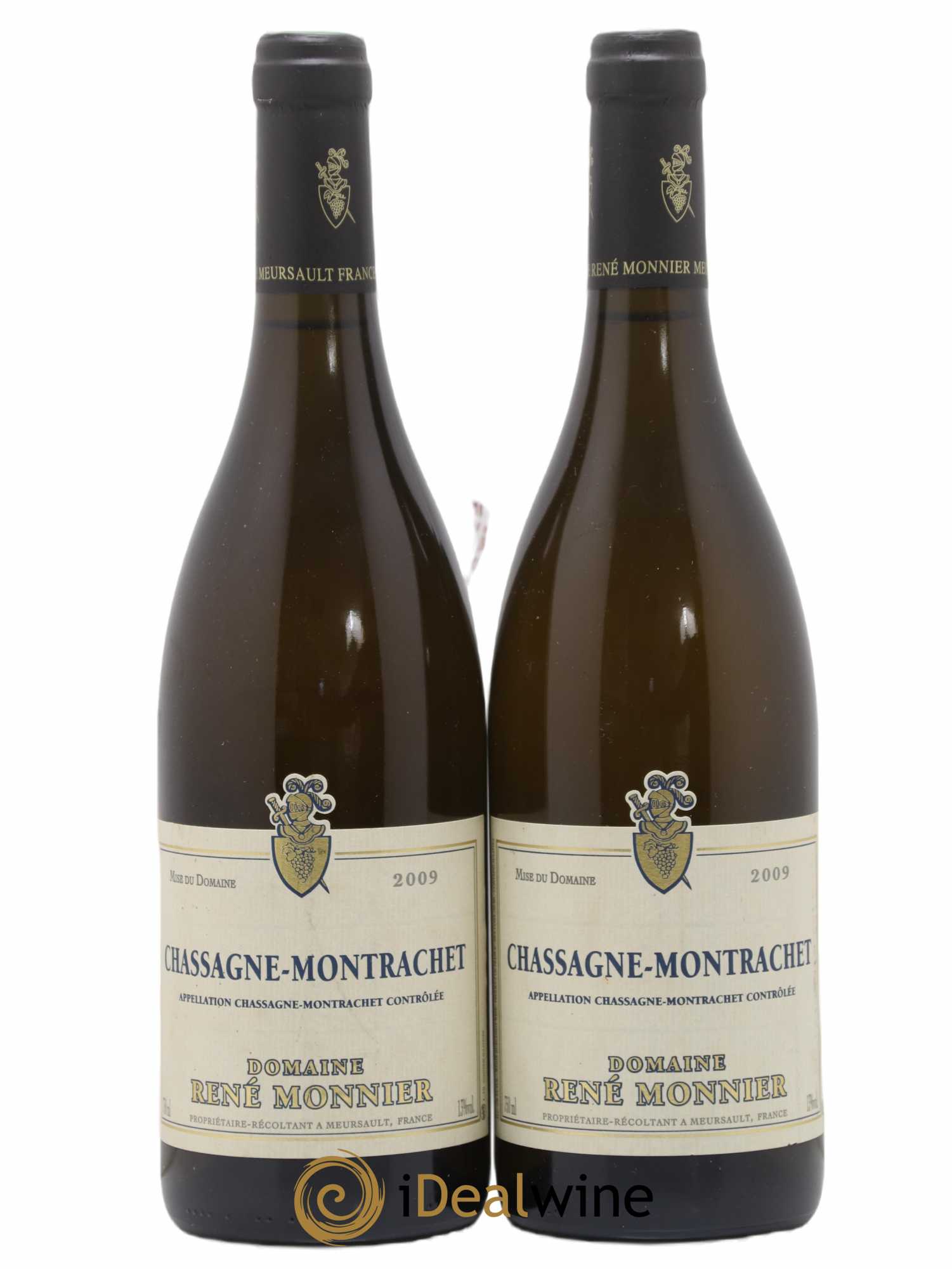 Chassagne-Montrachet Domaine René Monnier 2009 - Lot de 2 bouteilles - 0