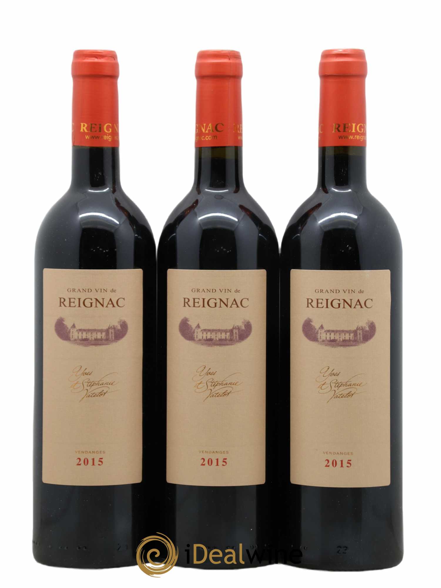 Grand vin de Reignac 2015 - Lot de 6 bouteilles - 1