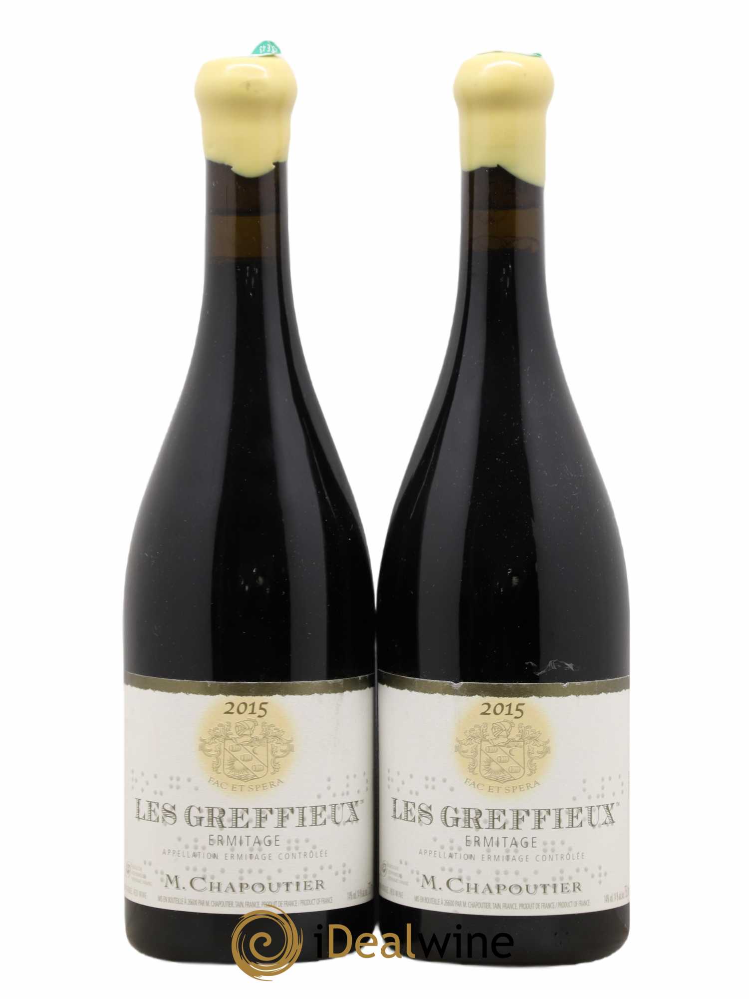 Hermitage Ermitage Les Greffieux Chapoutier 2015 - Lot de 2 bouteilles - 0