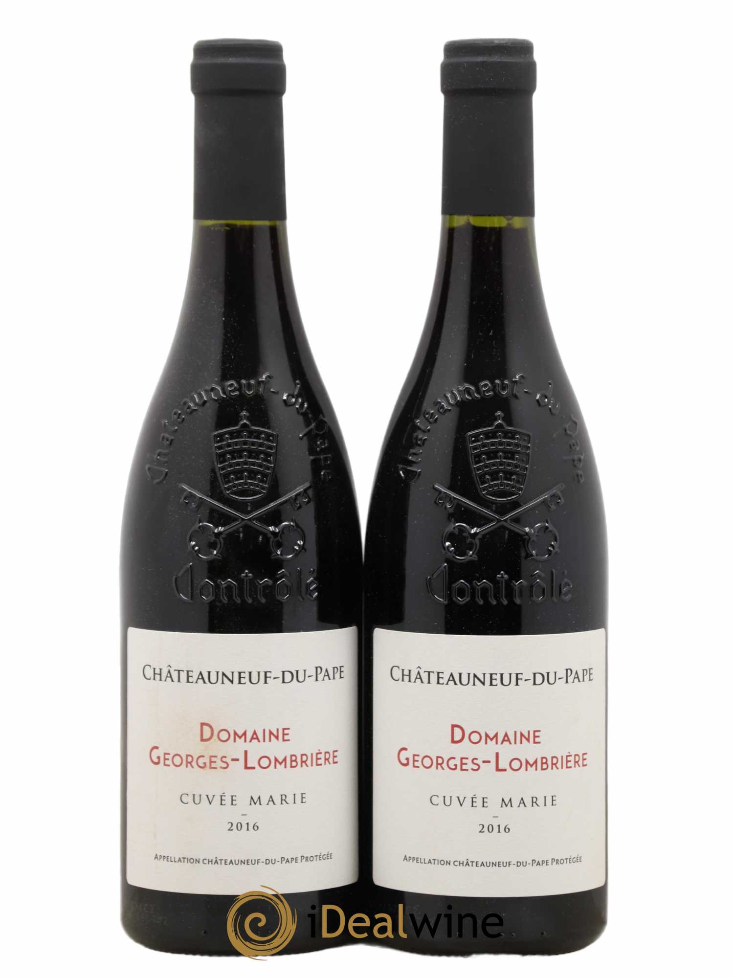 Châteauneuf-du-Pape Cuvee Marie Domaine Georges Lombriere (sans prix de réserve) 2016 - Posten von 2 Flaschen - 0