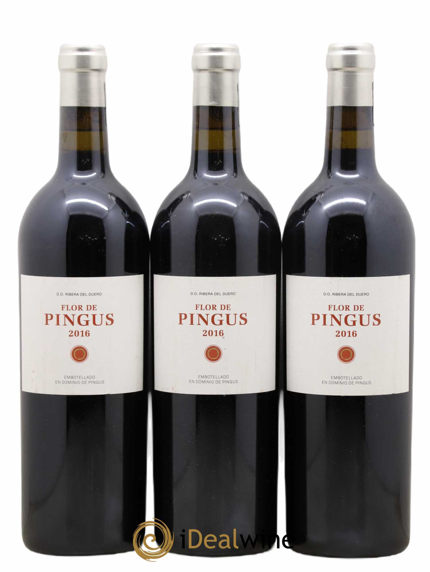 Ribera Del Duero Flor de Pingus Dominio de Pingus - Peter Sisseck 2016 - Lot de 3 bouteilles - 0