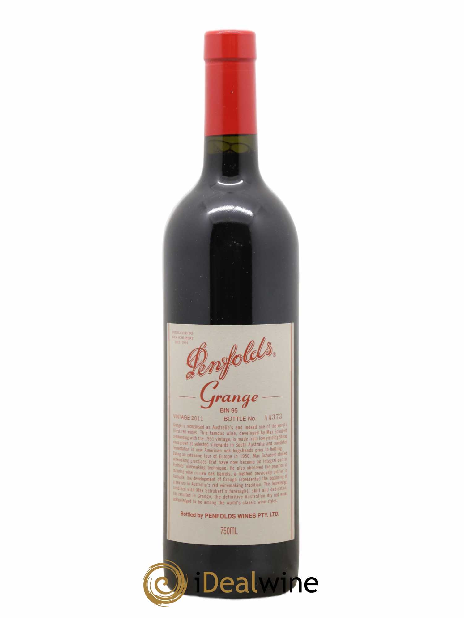 South Australia Penfolds Wines Grange Bin 95 2011 - Lot de 1 bouteille - 0