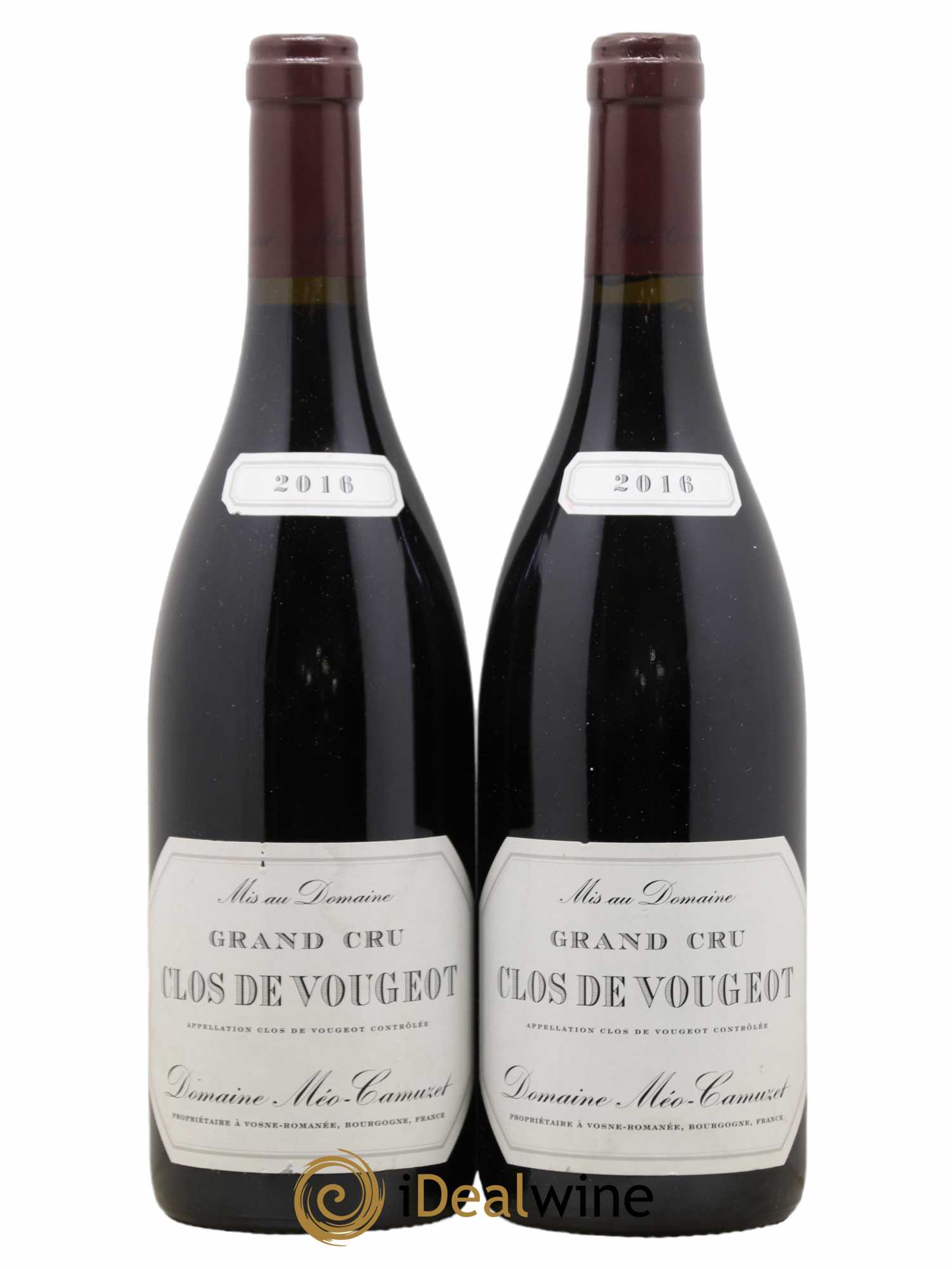 Clos de Vougeot Grand Cru Méo-Camuzet (Domaine) 2016 - Lot de 2 bouteilles - 0