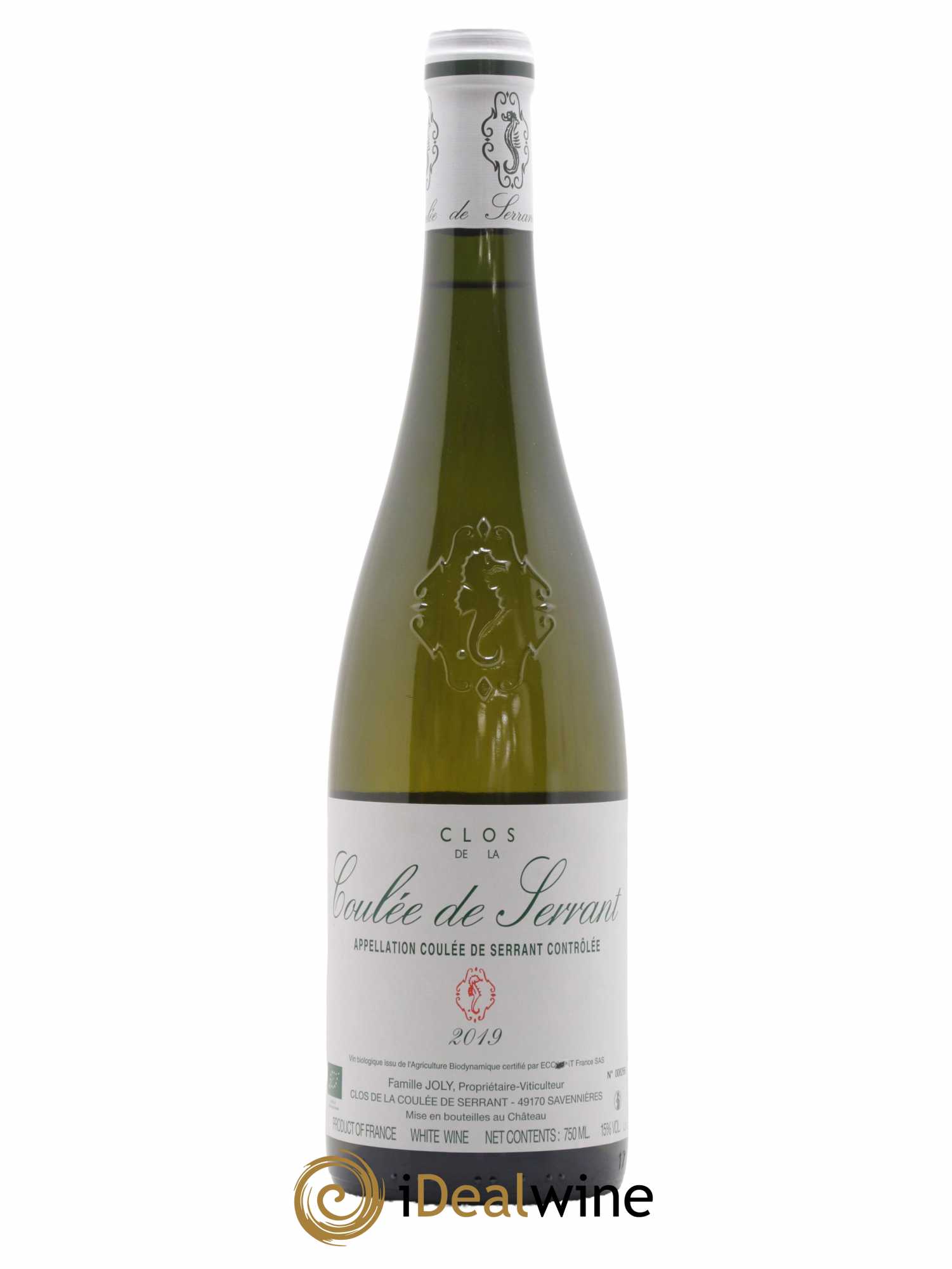 Savennières Clos de la Coulée de Serrant Vignobles de la Coulée de Serrant - Nicolas Joly 2019 - Lot de 1 bouteille - 0