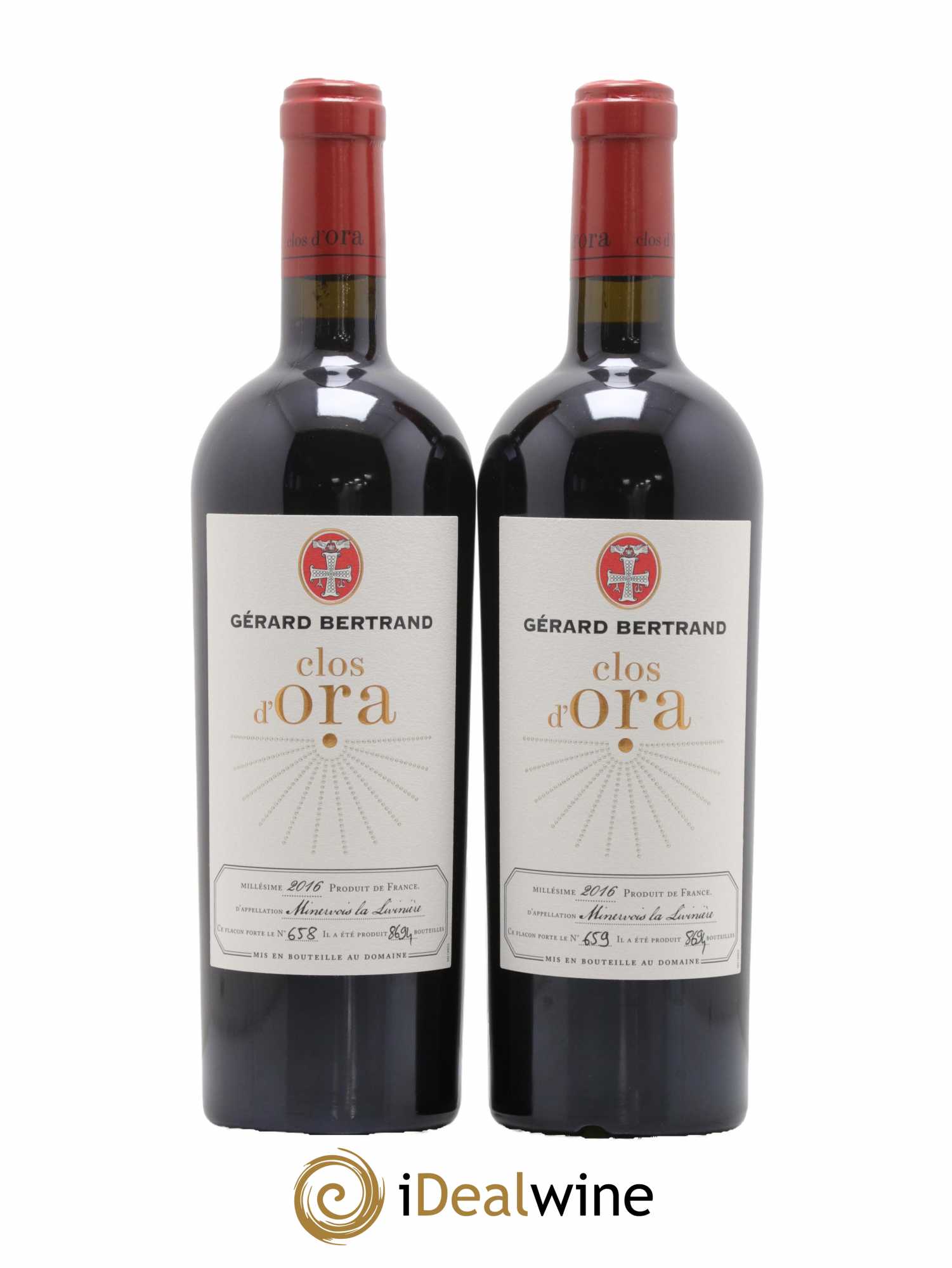 Minervois La Livinière Clos d'Ora Gérard Bertrand 2016 - Lot de 2 bouteilles - 0