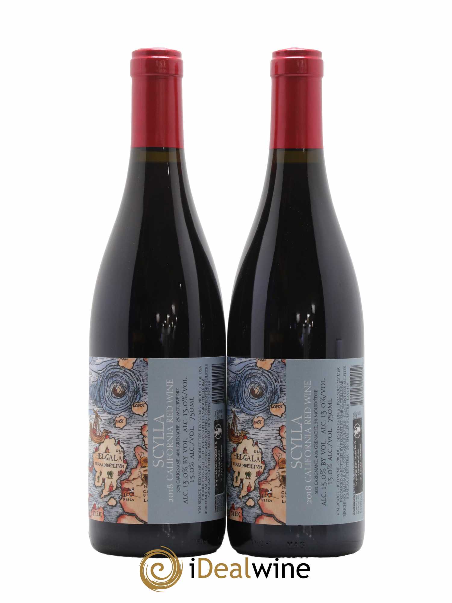 USA California Scylla Birichino 2018 - Lot de 2 bouteilles - 0