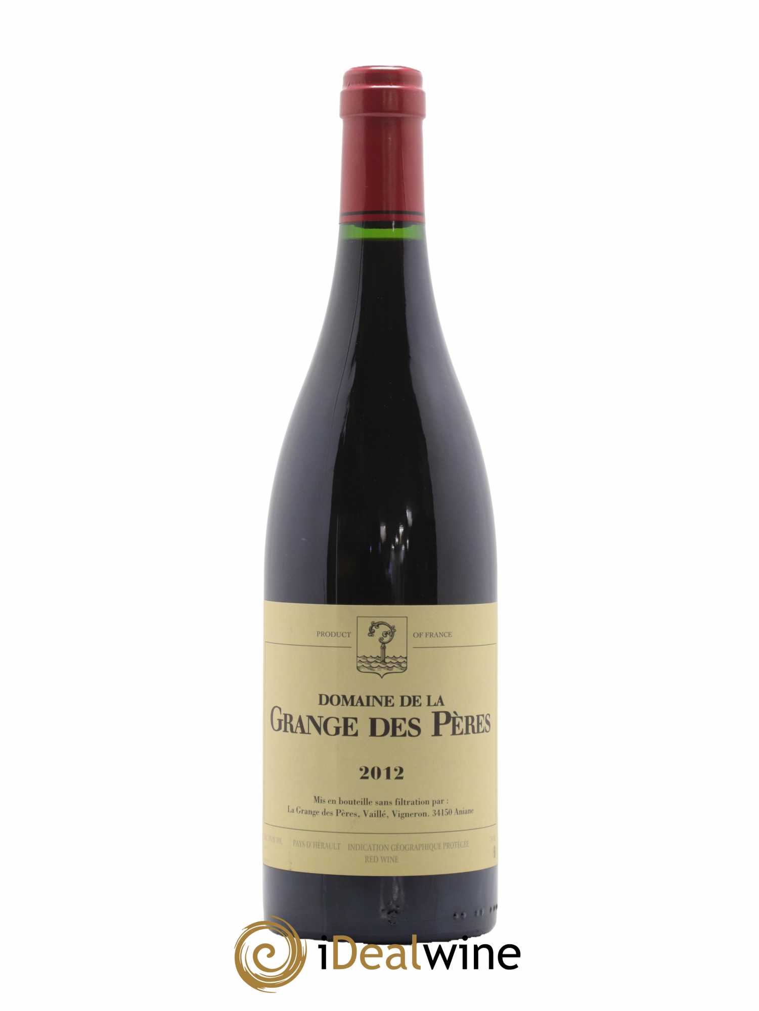 Pays d'Hérault Grange des Pères Laurent Vaillé 2012 - Lot de 1 bouteille - 0