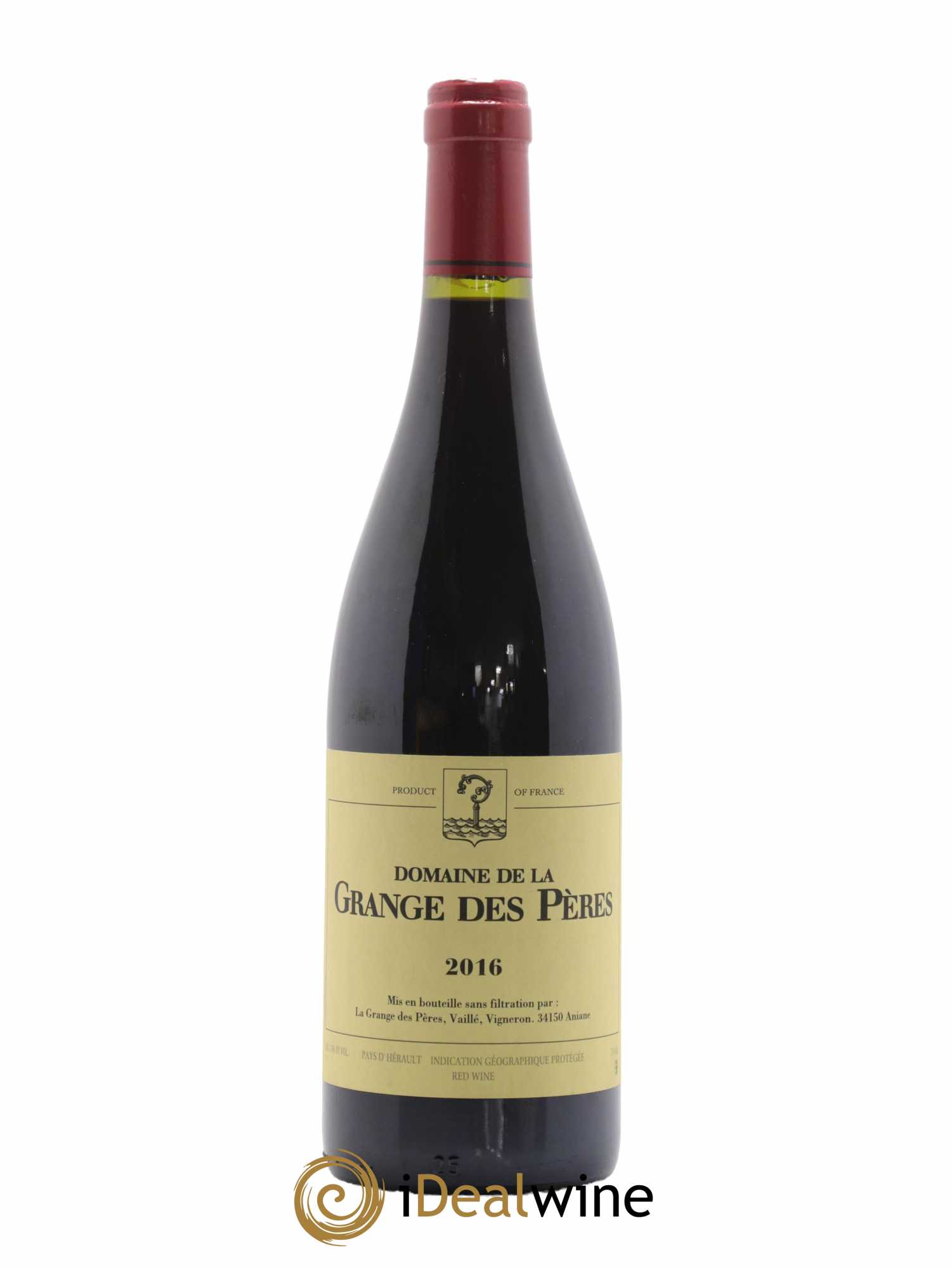 Pays d'Hérault Grange des Pères Laurent Vaillé 2016 - Lot de 1 bouteille - 0