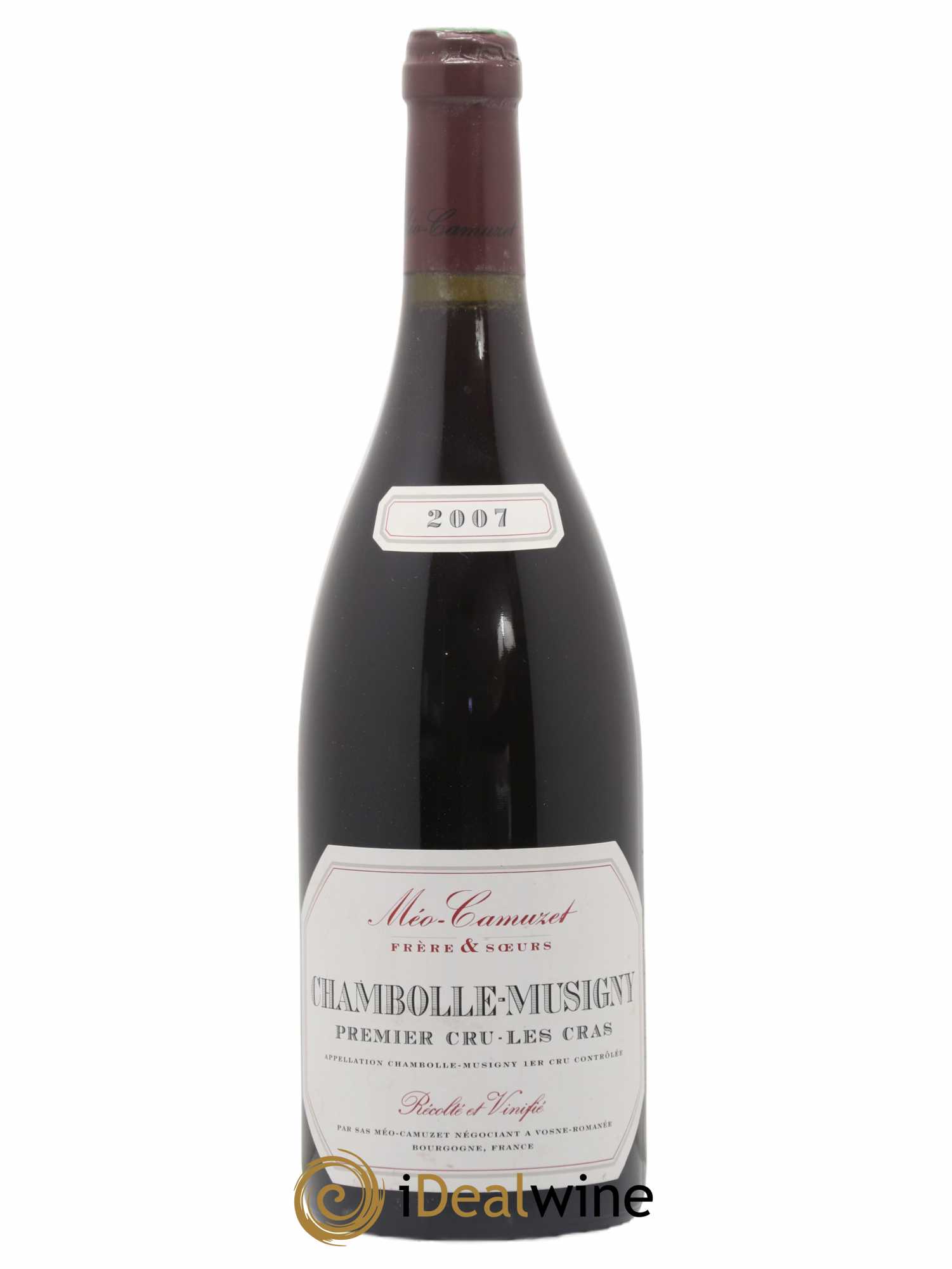 Chambolle-Musigny 1er Cru Les Cras Méo-Camuzet (Frère & Soeurs) 2007 - Lot de 1 bouteille - 0