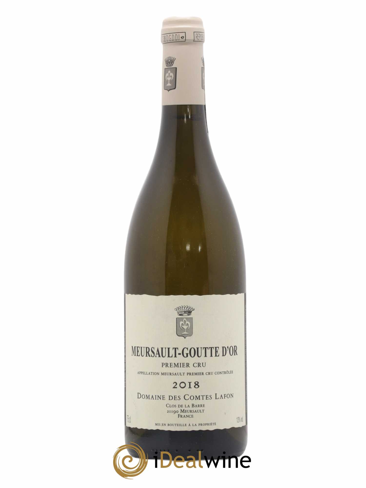 Meursault 1er Cru Goutte d'Or Comtes Lafon (Domaine des) 2018 - Lot de 1 bouteille - 0