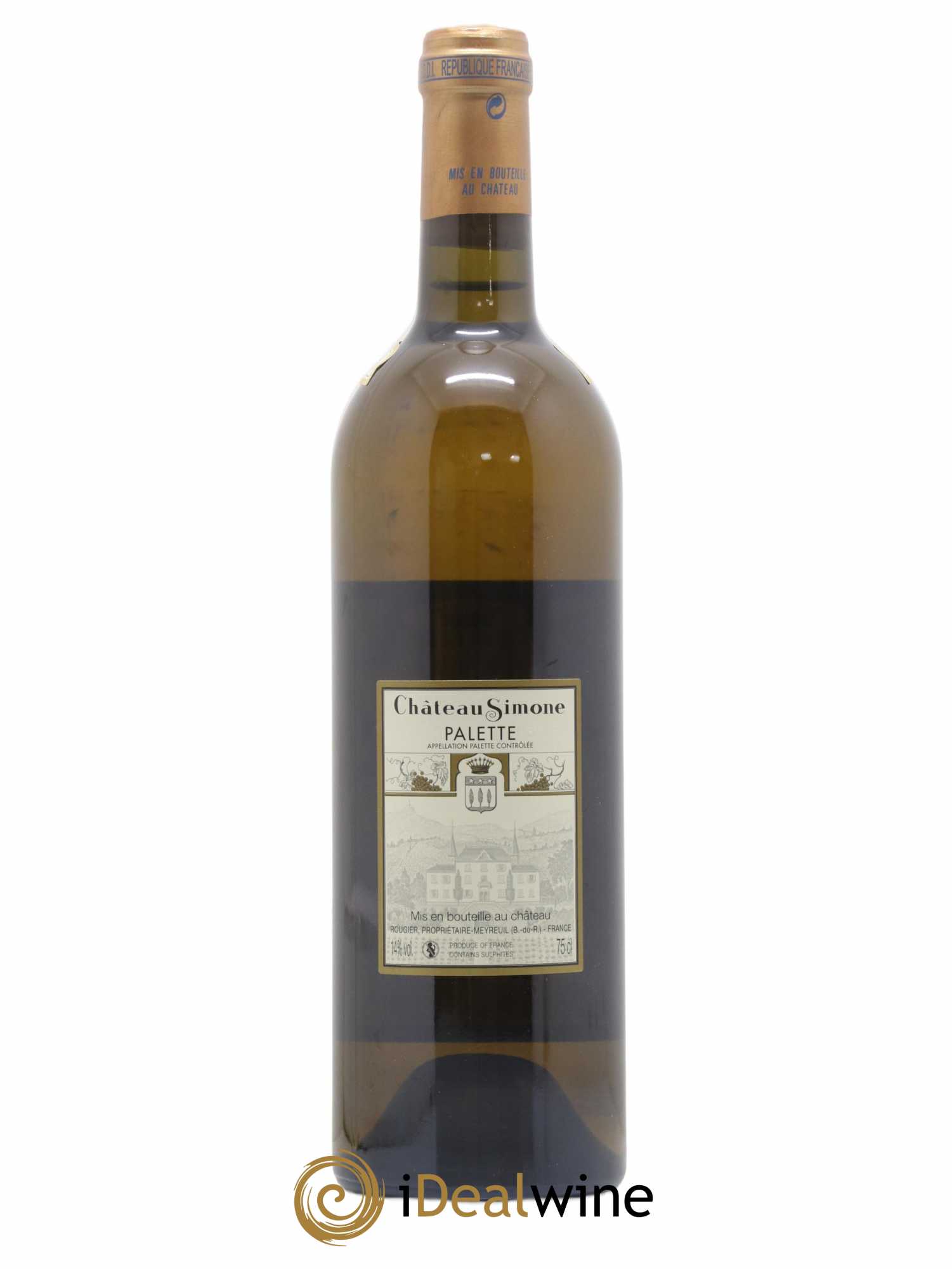 Palette Château Simone Famille Rougier 2018 - Lot de 1 bouteille - 1