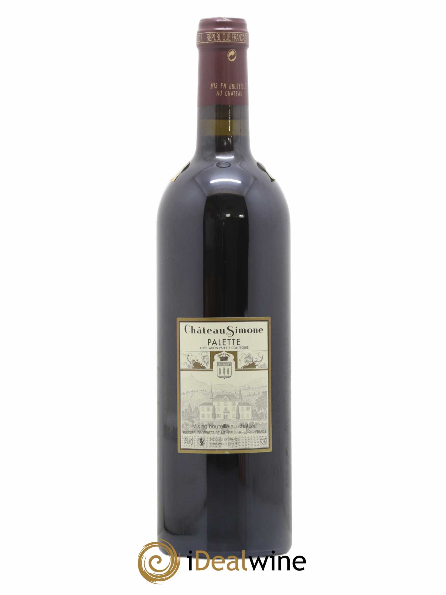 Palette Château Simone Famille Rougier 2016 - Lot de 1 bouteille - 1