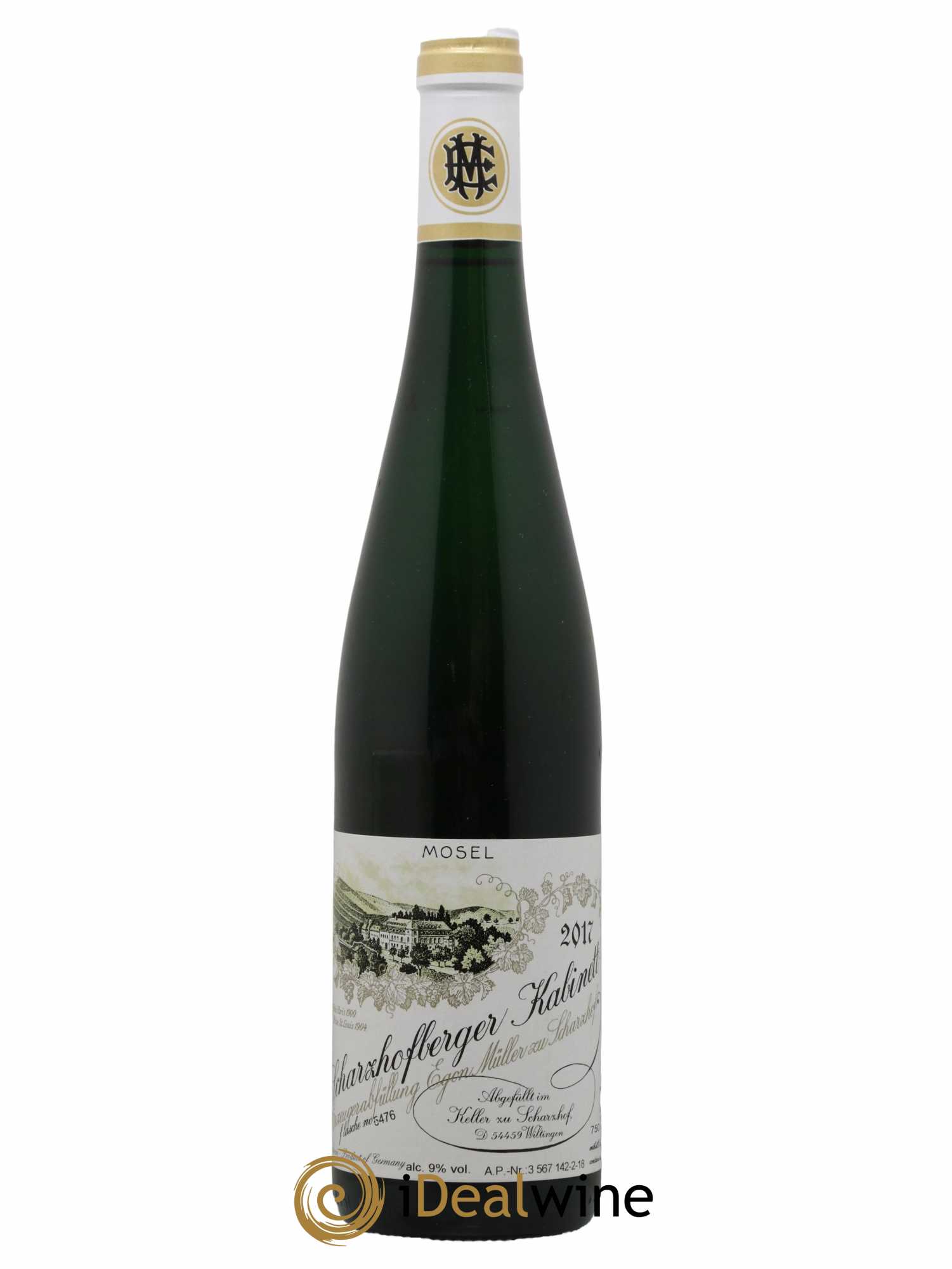 Riesling Scharzhofberger Kabinett Egon Muller 2017 - Lot de 1 bouteille - 0