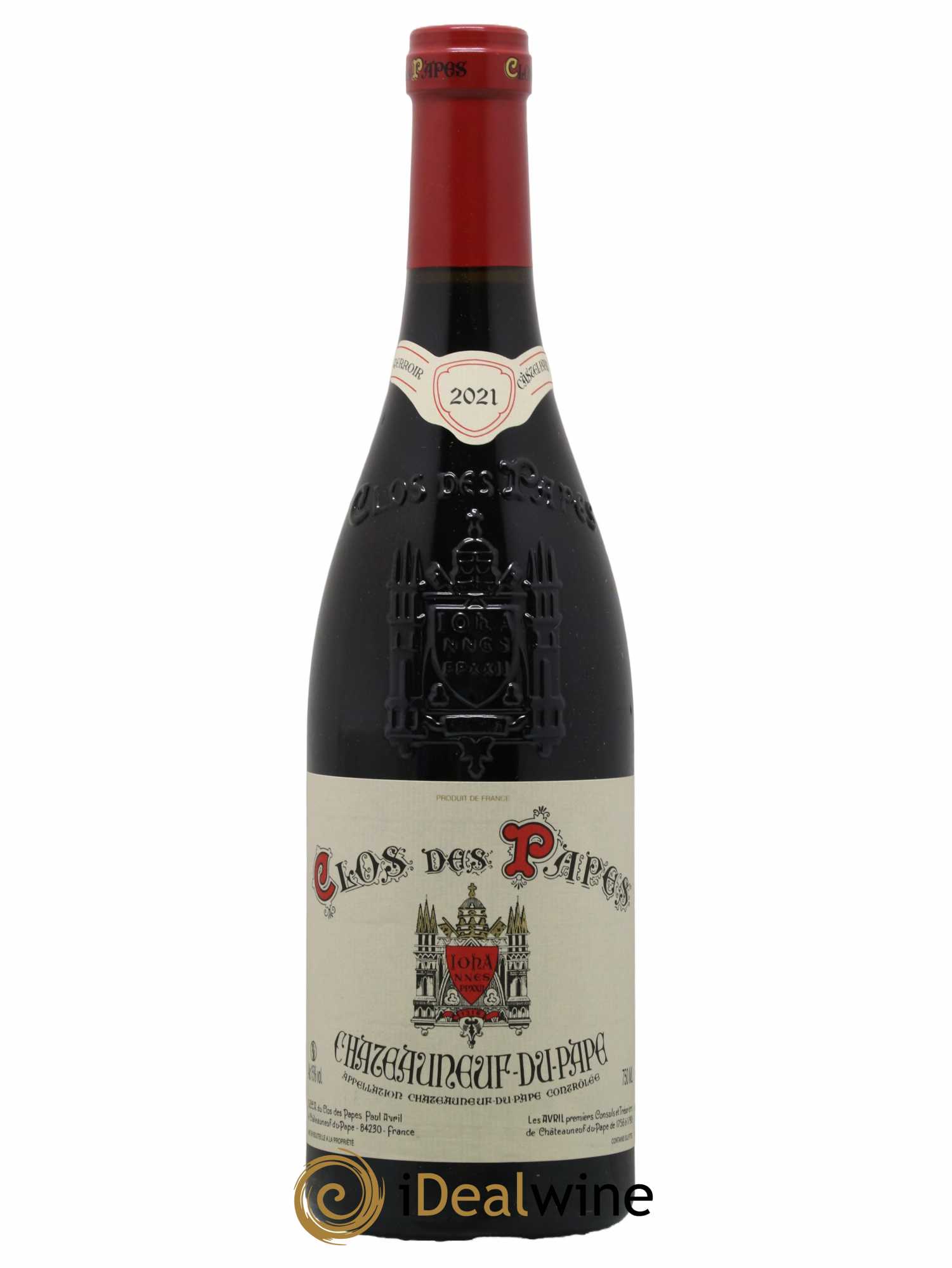 Châteauneuf-du-Pape Clos des Papes - Paul Avril 2021 - Lot de 1 bouteille - 0