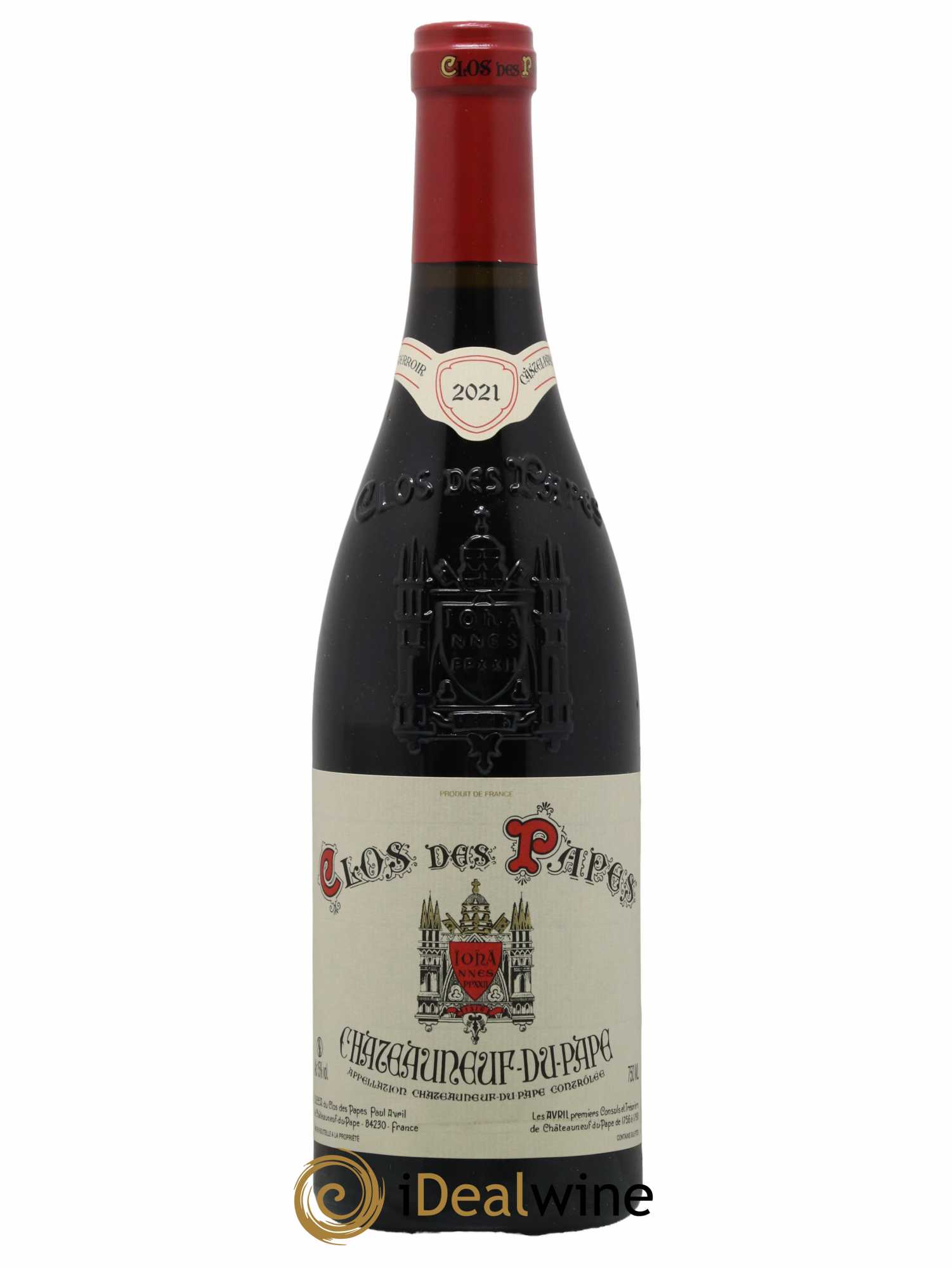 Châteauneuf-du-Pape Clos des Papes - Paul Avril 2021 - Lot de 1 bouteille - 0