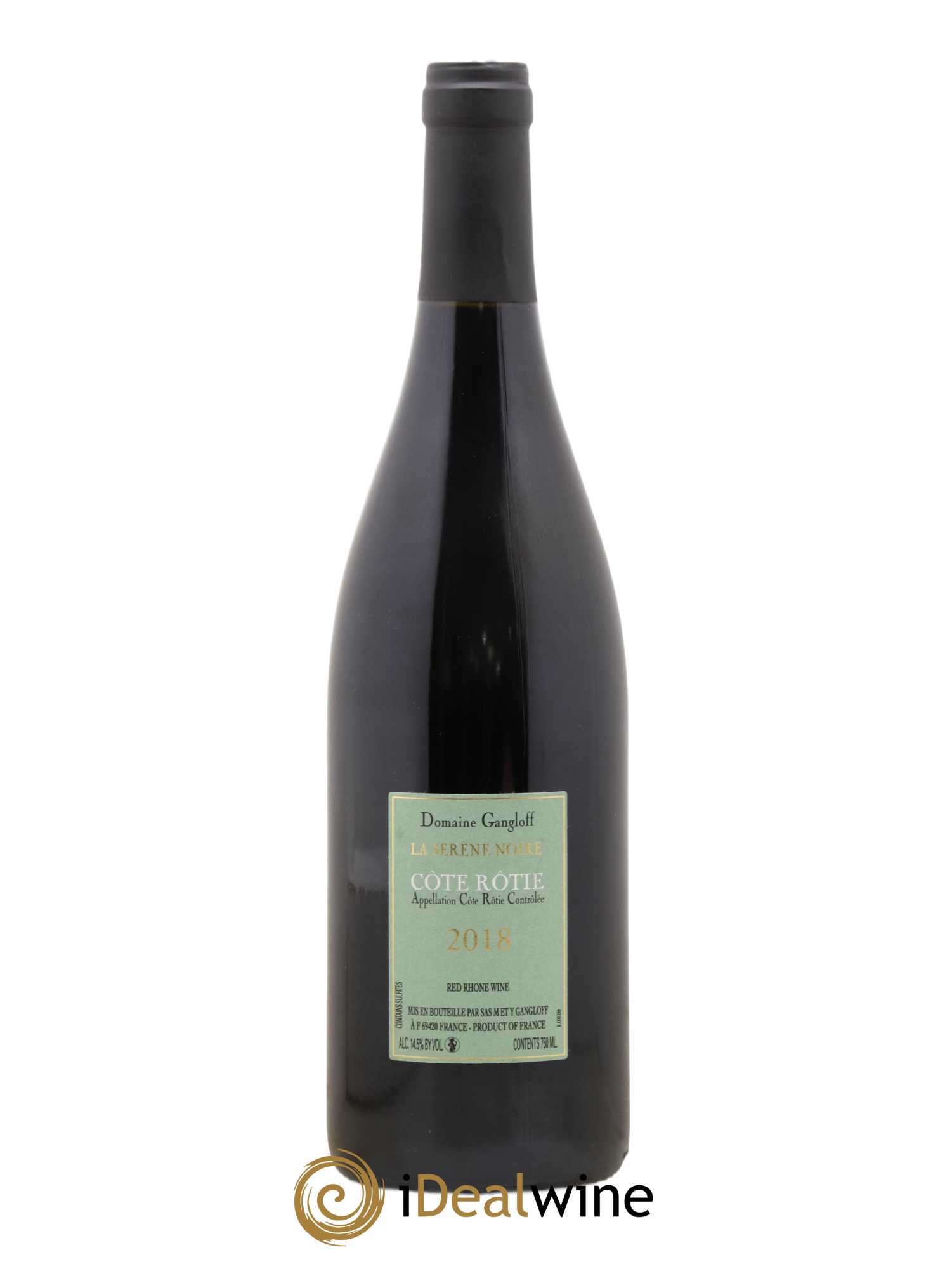 Côte-Rôtie La Sereine Noire Gangloff (Domaine) 2018 - Lot de 1 bouteille - 1
