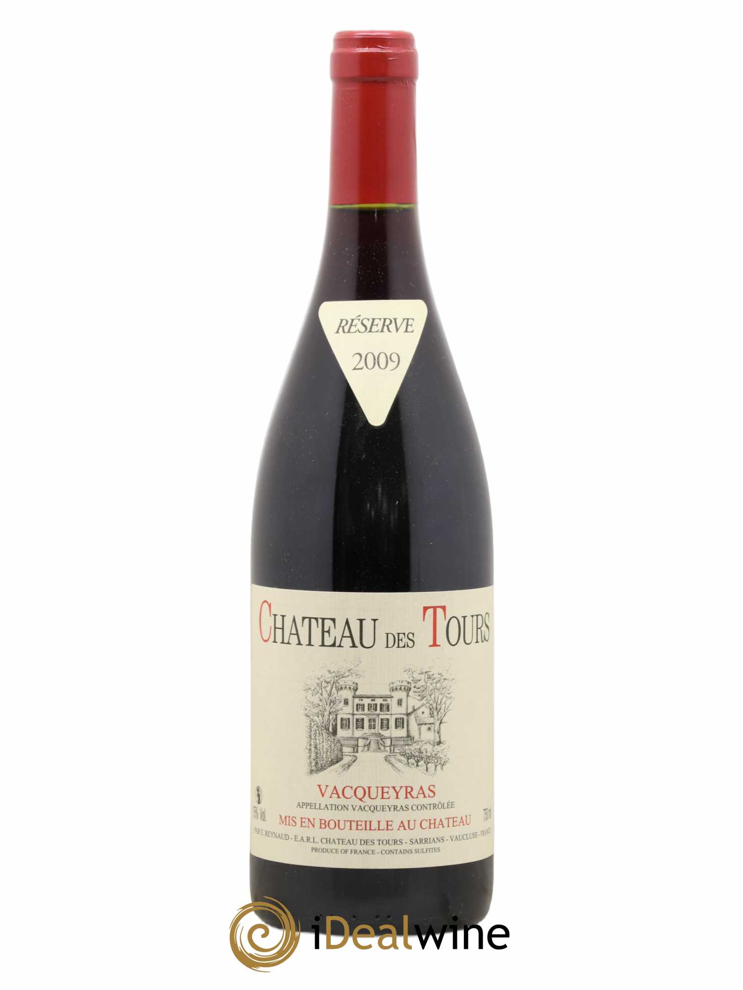 Vacqueyras Château des Tours Emmanuel Reynaud 2009 - Lot de 1 bouteille - 0