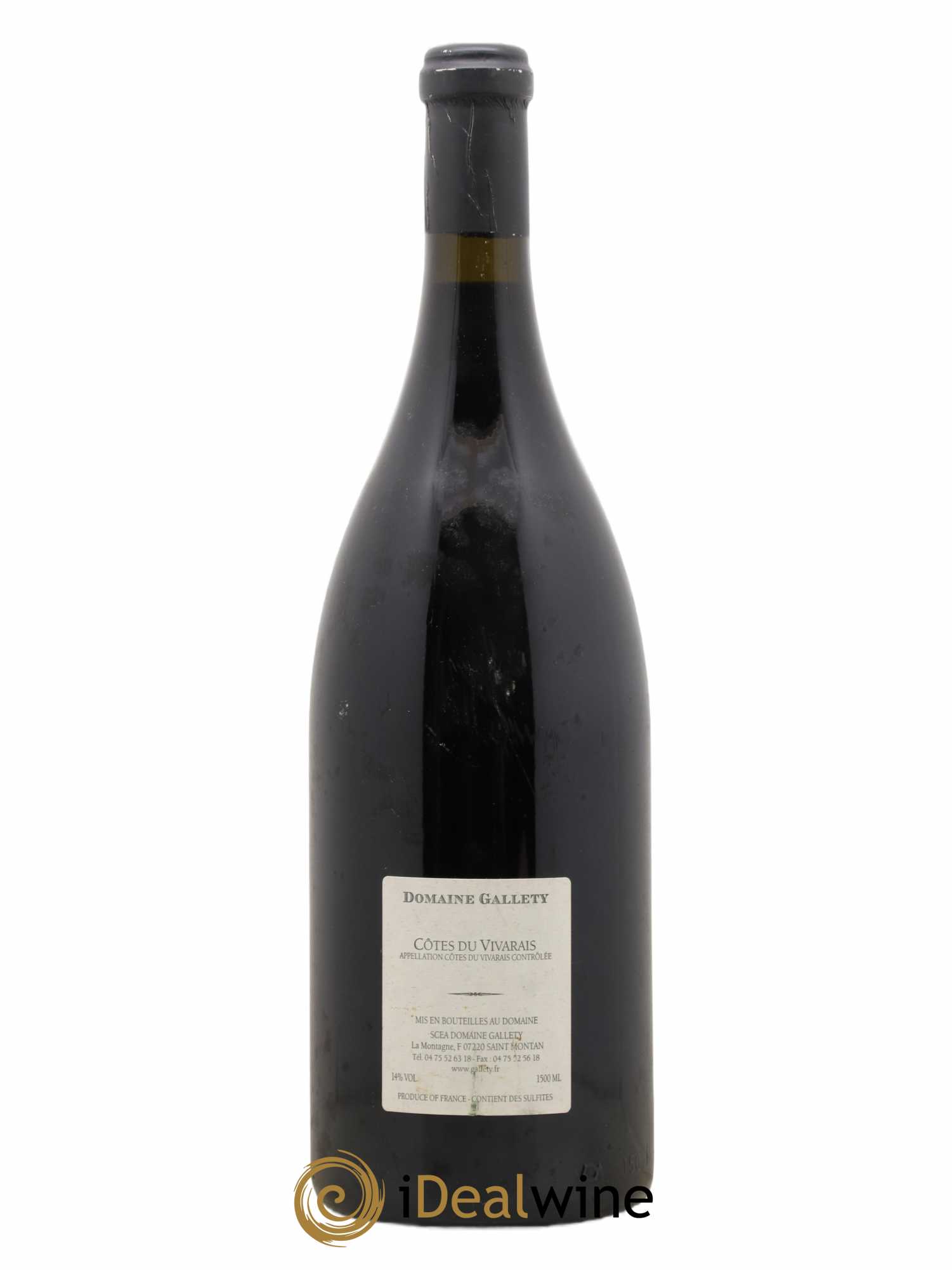 Côtes du Vivarais Cuvée Emma Gallety (Domaine) 2004 - Lot de 1 magnum - 1