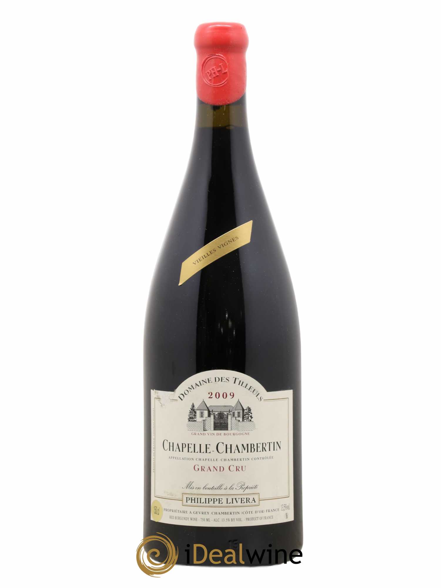 Chapelle-Chambertin Grand Cru Tilleuls (Domaine des) - Philippe Livera Vieilles vignes 2009 - Lot de 1 magnum - 0