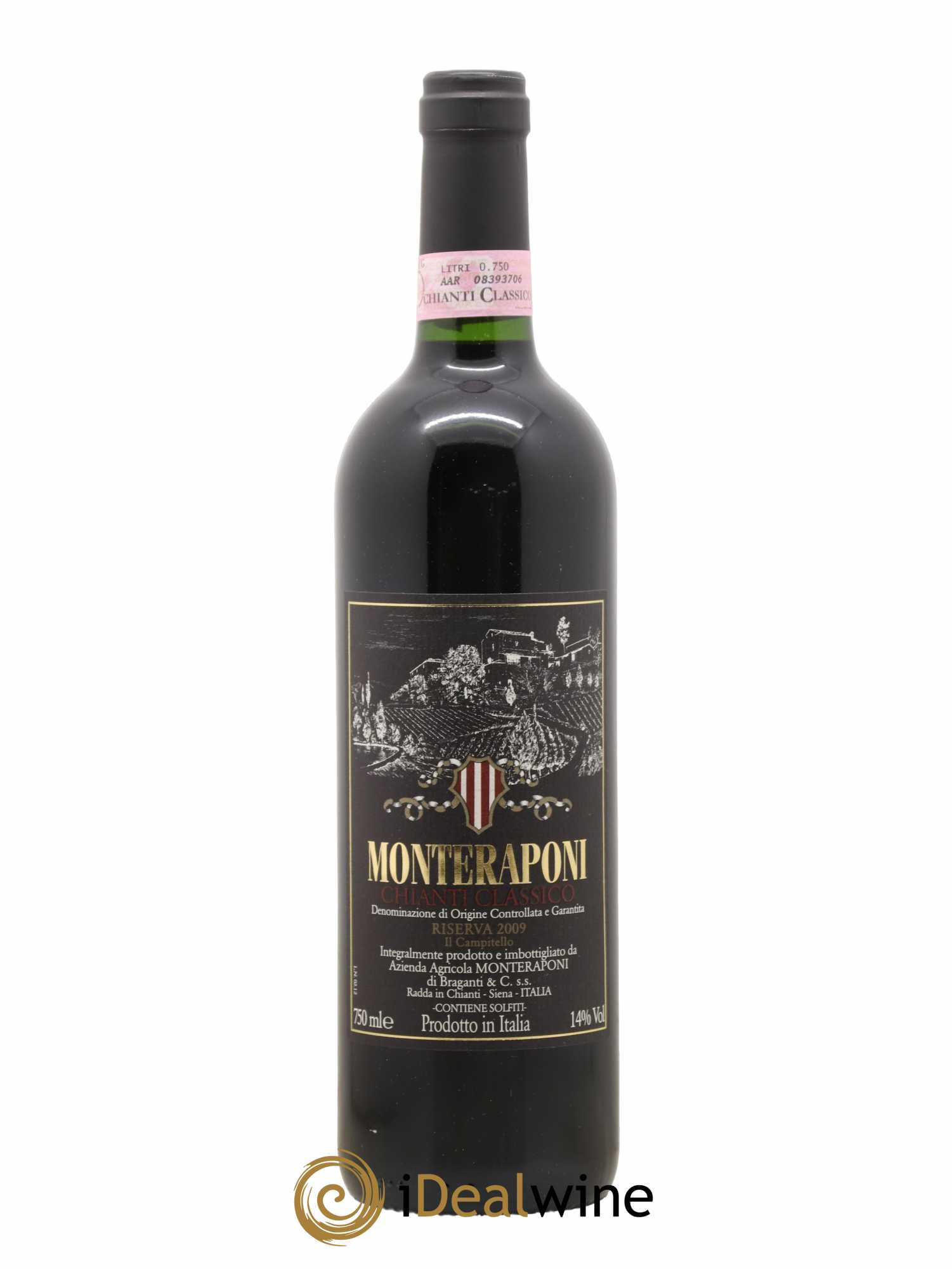 Chianti Classico DOCG Riserva Monteraponi 2009 - Lot de 1 bouteille - 0