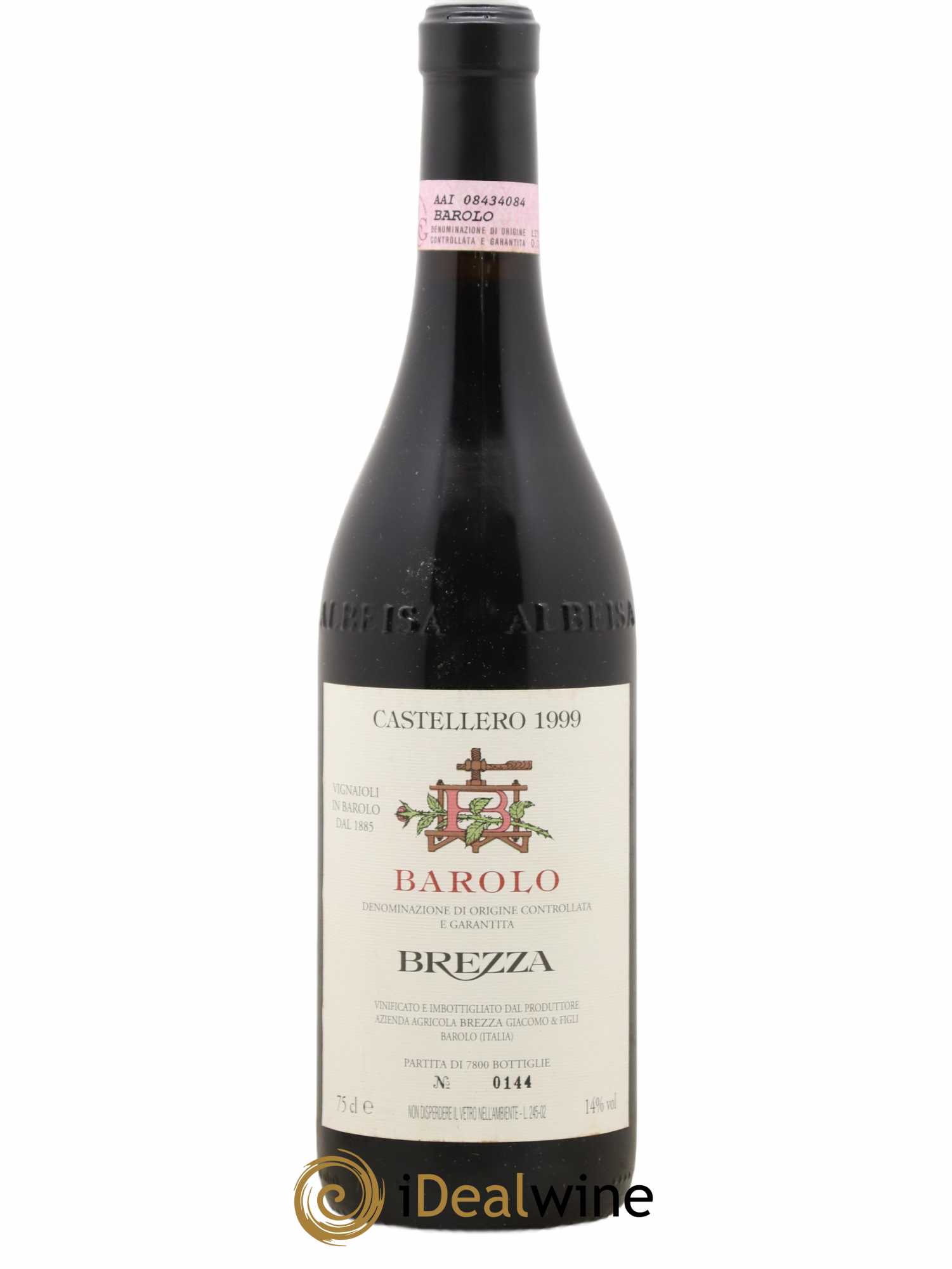 Barolo Brezza Castellero 1999 - Lot of 1 bottle - 0
