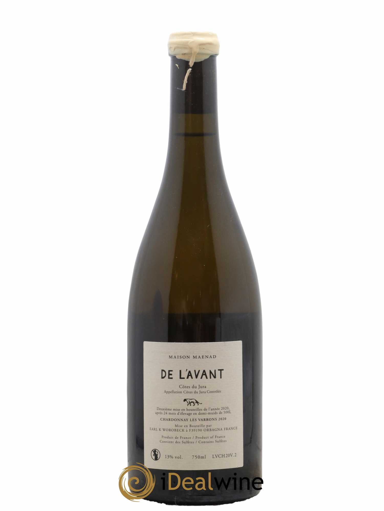 Côtes du Jura De l'Avant Les Varrons Katie Worobeck Maison Maenad 2020 - Lot de 1 bouteille - 1