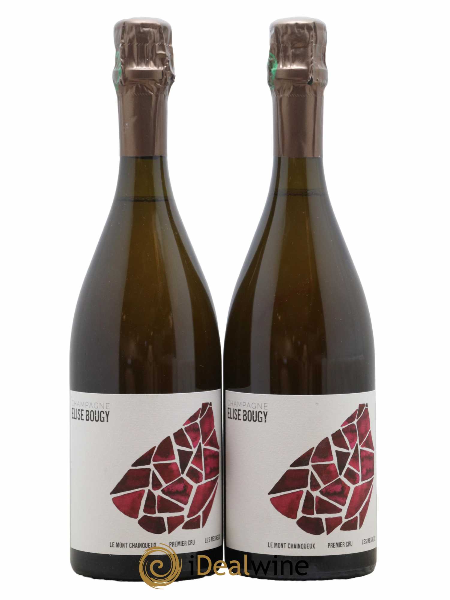 Champagne Le Mont Chainqueux Elise Bougy - Lot de 2 bouteilles - 0