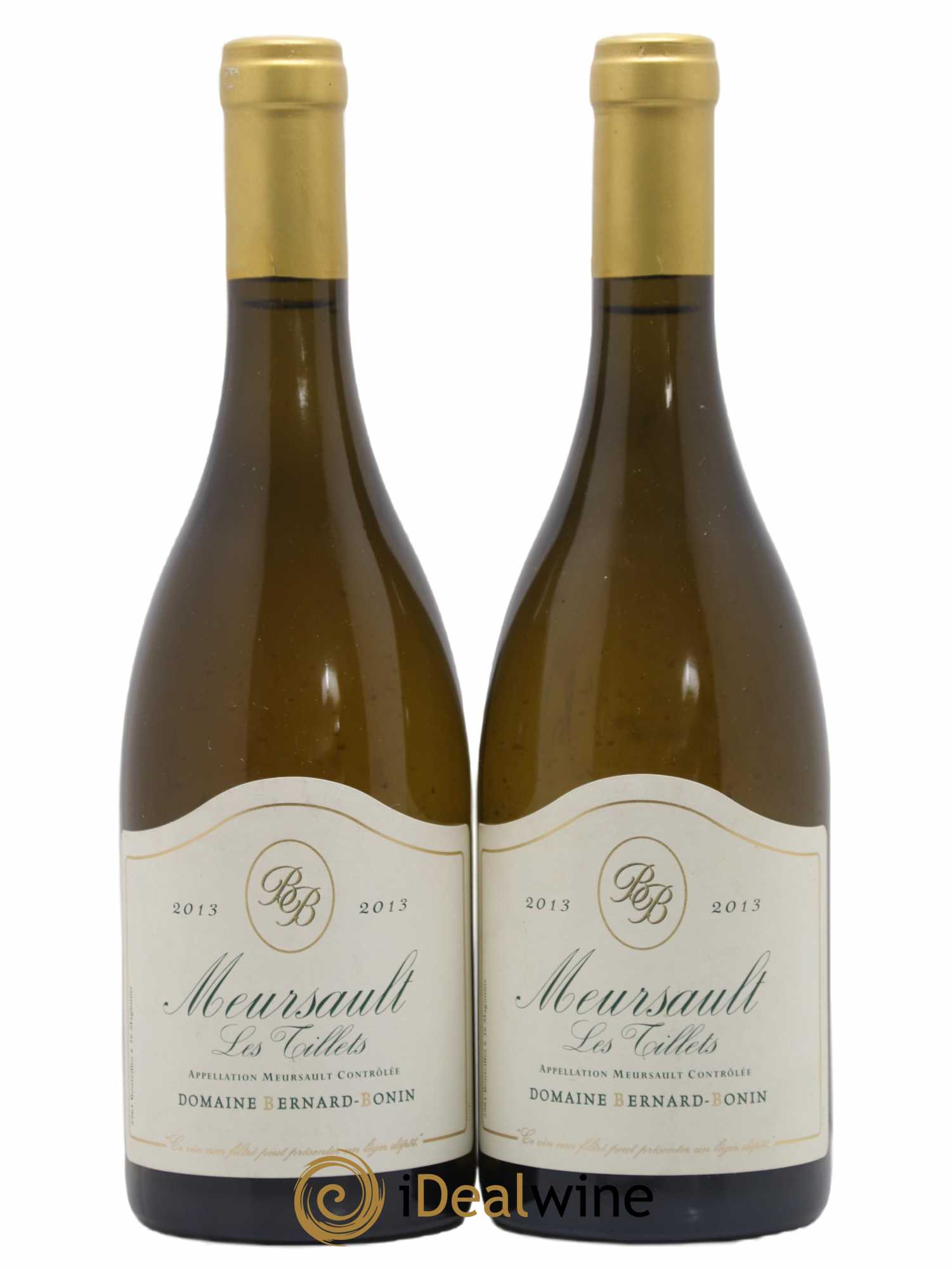 Meursault Les Tillets Bernard Bonin 2013 - Lot de 2 bouteilles - 0