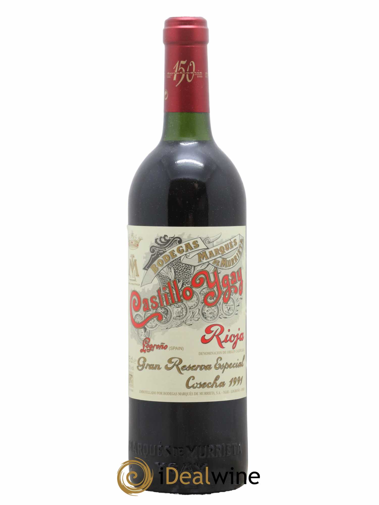 Rioja DOCA Castillo Ygay Reserva Especial Marqués de Murrieta 1991 - Lot de 1 bouteille - 0