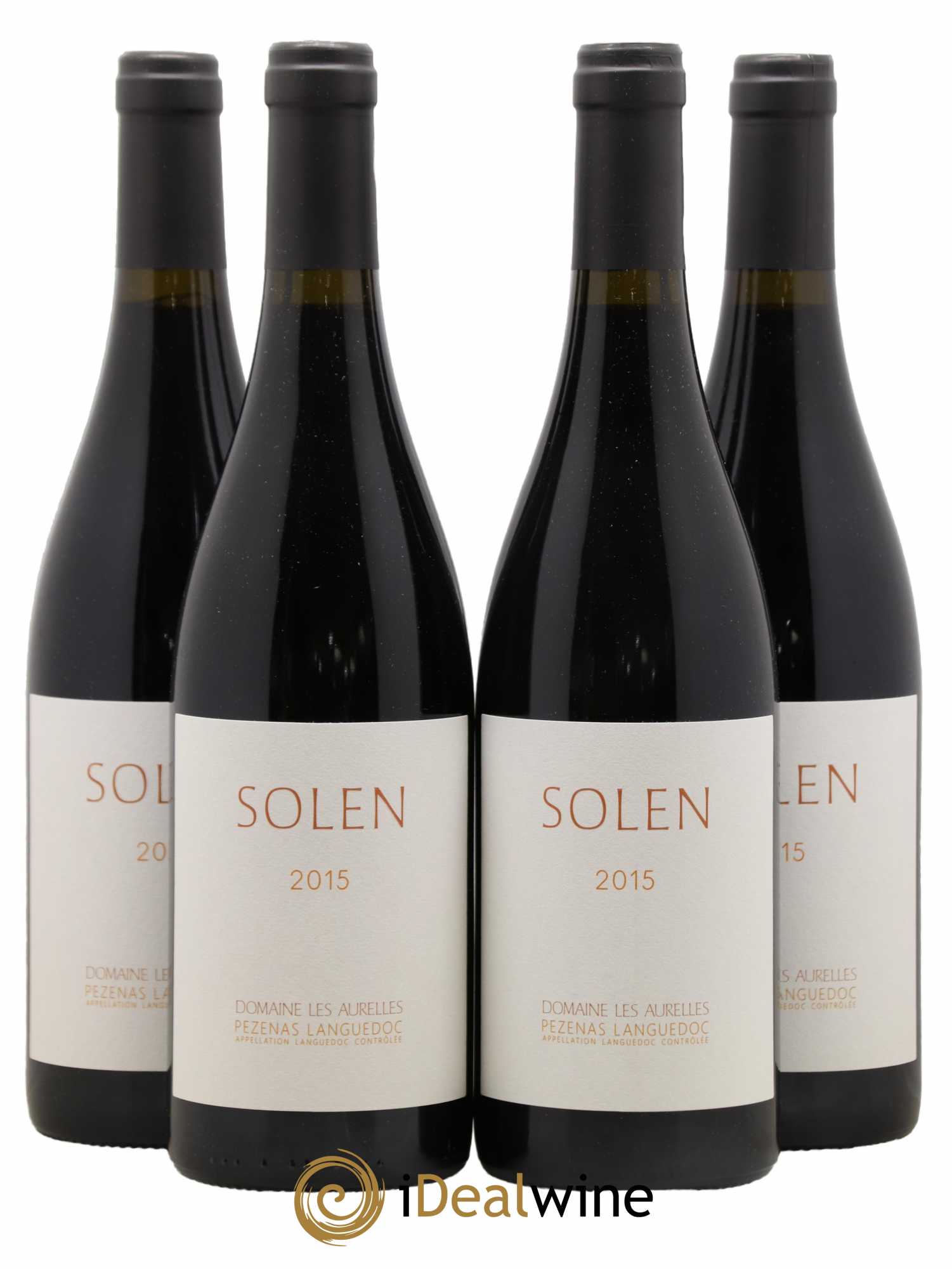 Coteaux du Languedoc Solen Domaine les Aurelles 2015 - Lot de 4 bouteilles - 0