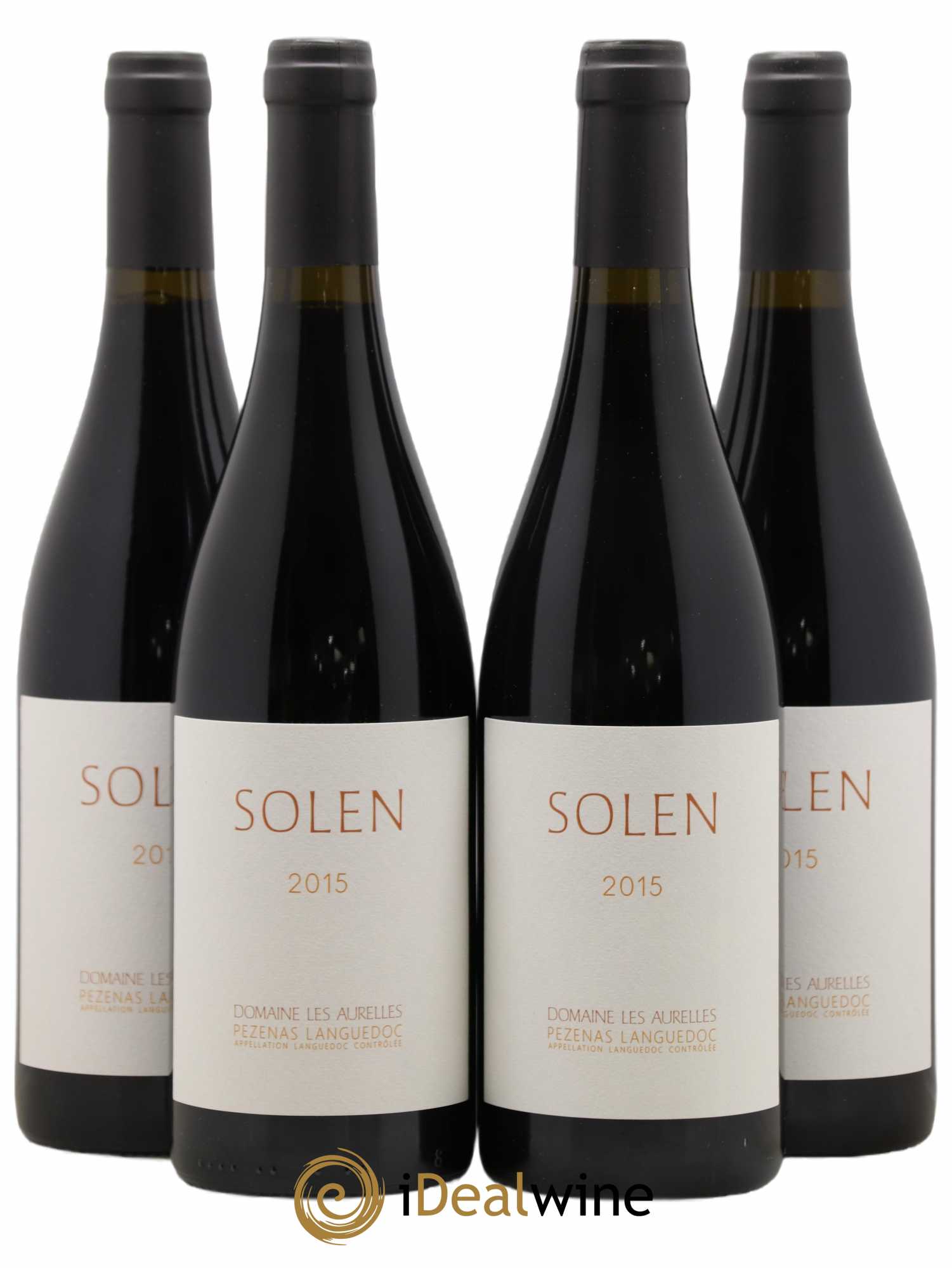 Coteaux du Languedoc Solen Domaine les Aurelles 2015 - Lot de 4 bouteilles - 0