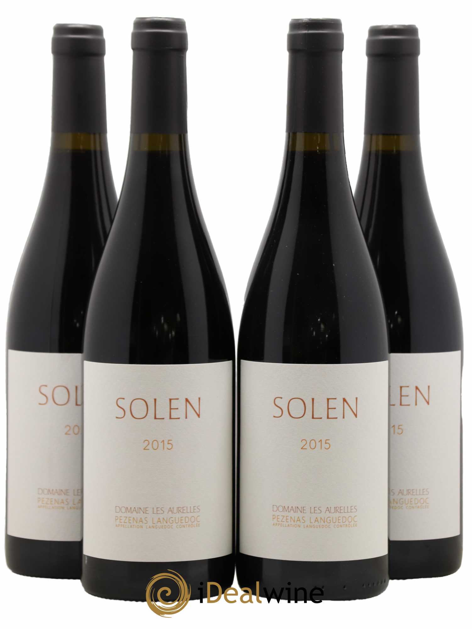 Coteaux du Languedoc Solen Domaine les Aurelles 2015 - Lot de 4 bouteilles - 0